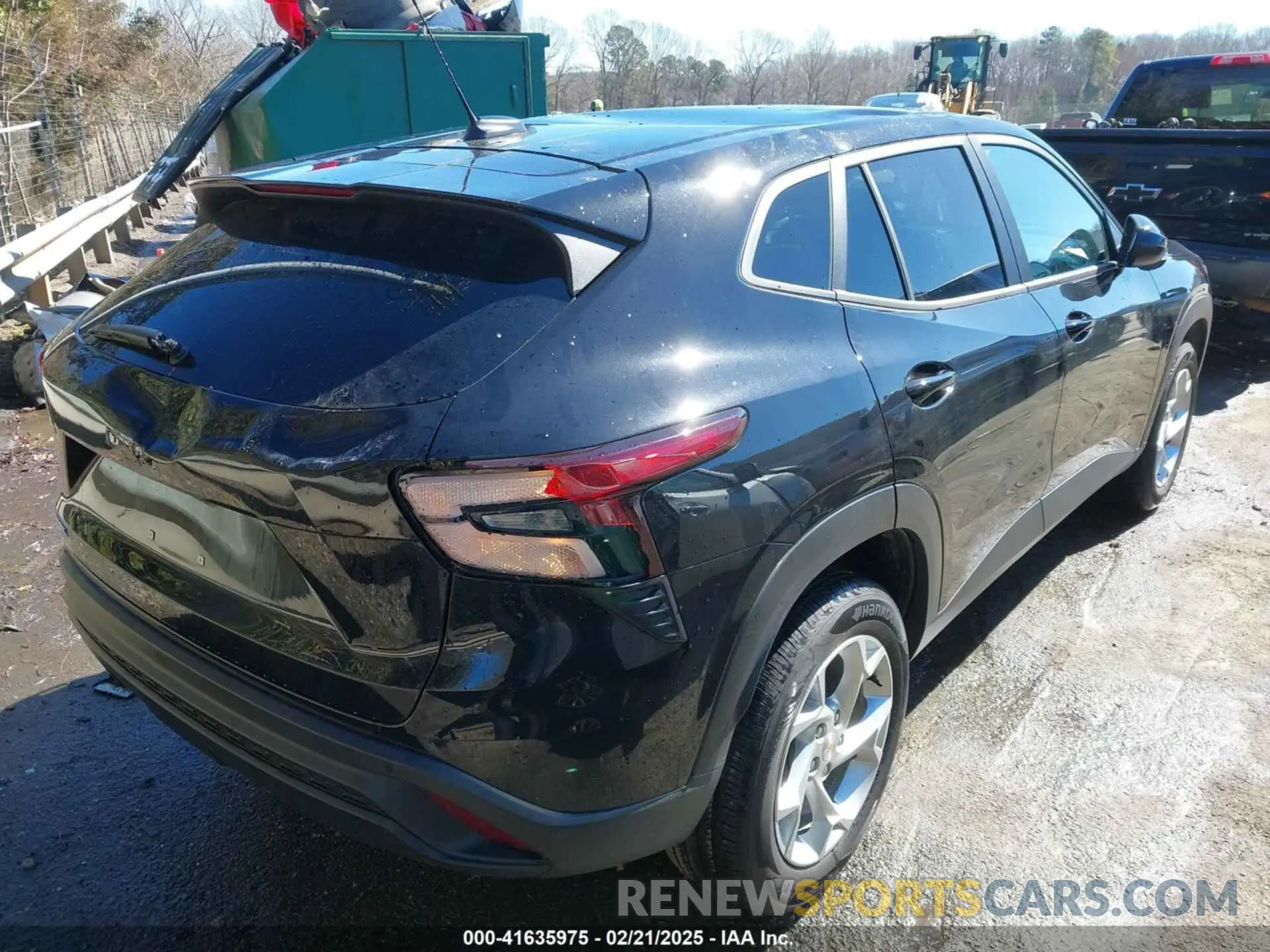4 fotografías del automóvil dañado KL77LFE23RC155590 CHEVROLET TRAX 2024