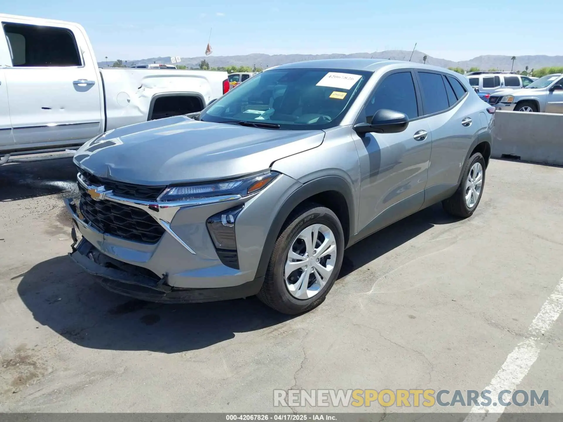 2 fotografías del automóvil dañado KL77LFE24RC122470 CHEVROLET TRAX 2024