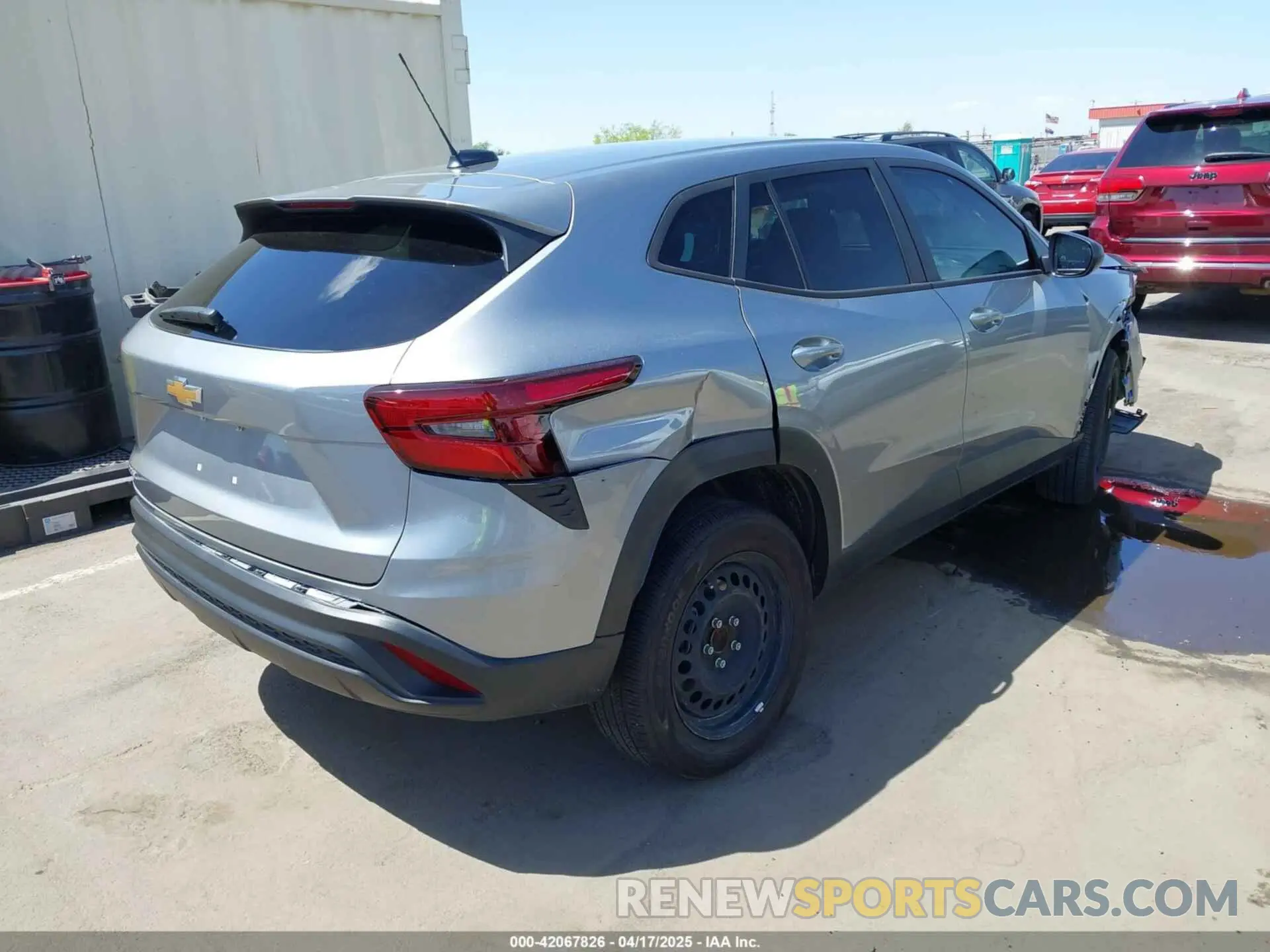 4 fotografías del automóvil dañado KL77LFE24RC122470 CHEVROLET TRAX 2024