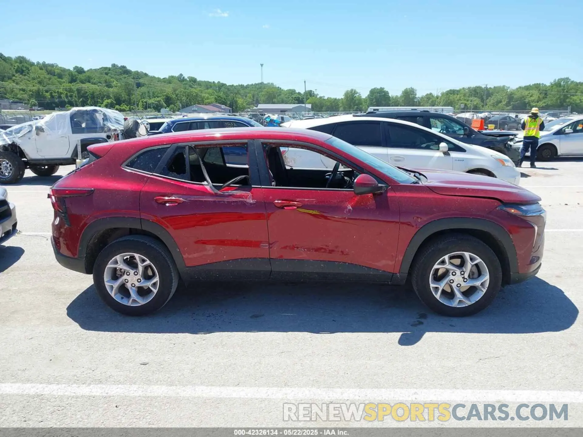 12 fotografías del automóvil dañado KL77LFE24RC133050 CHEVROLET TRAX 2024