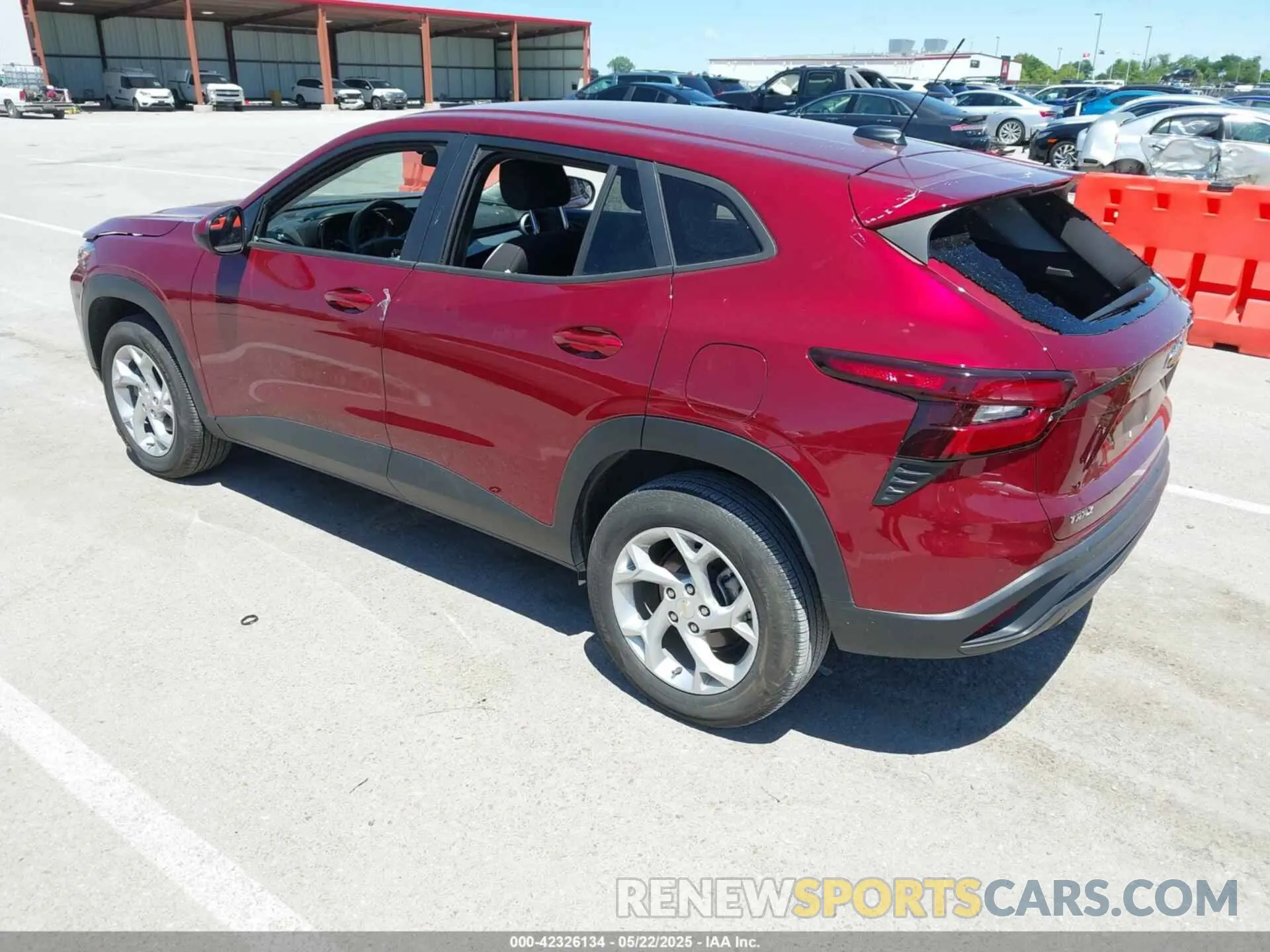 3 fotografías del automóvil dañado KL77LFE24RC133050 CHEVROLET TRAX 2024
