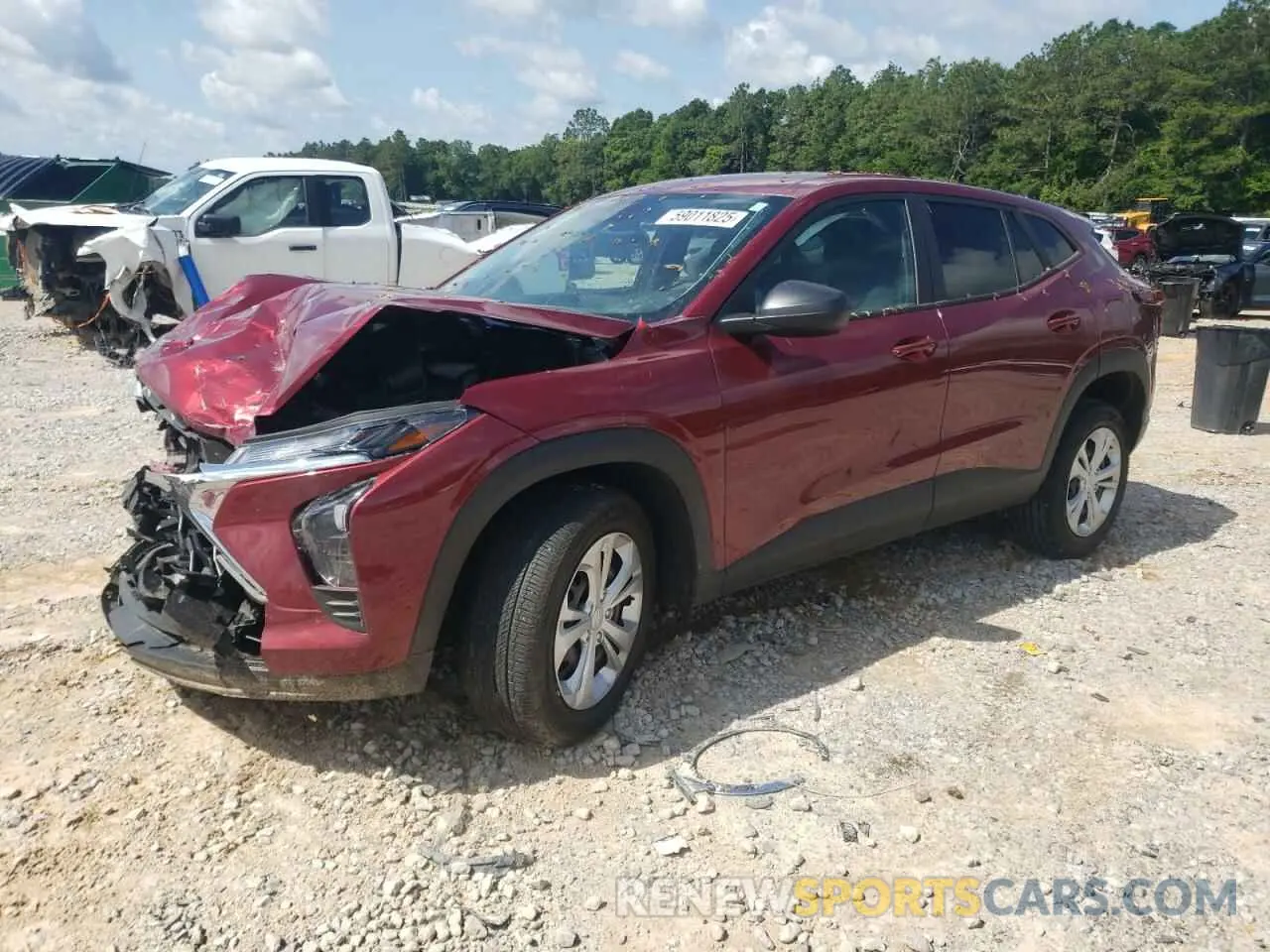 1 fotografías del automóvil dañado KL77LFE25RC077250 CHEVROLET TRAX 2024