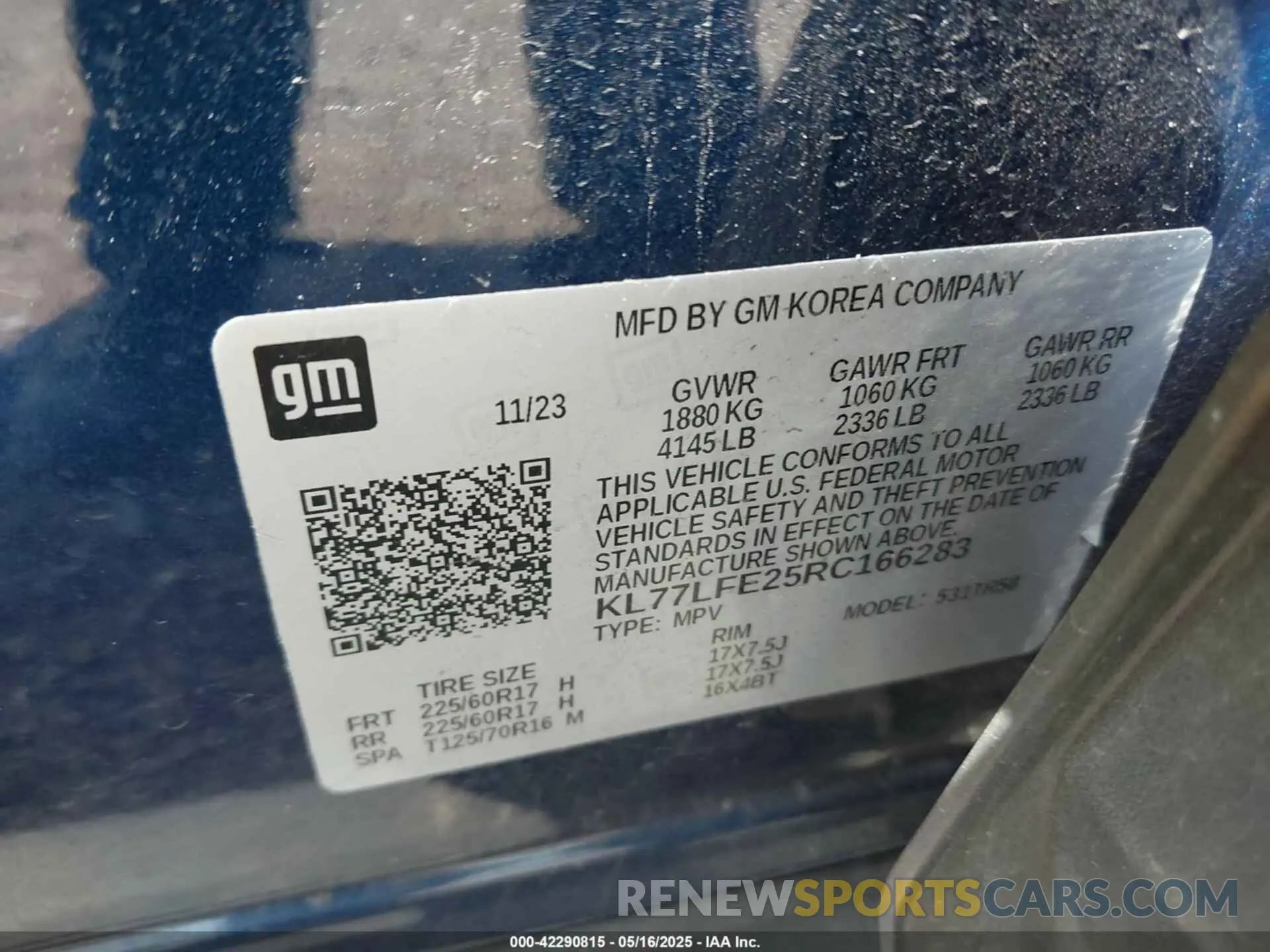 9 fotografías del automóvil dañado KL77LFE25RC166283 CHEVROLET TRAX 2024