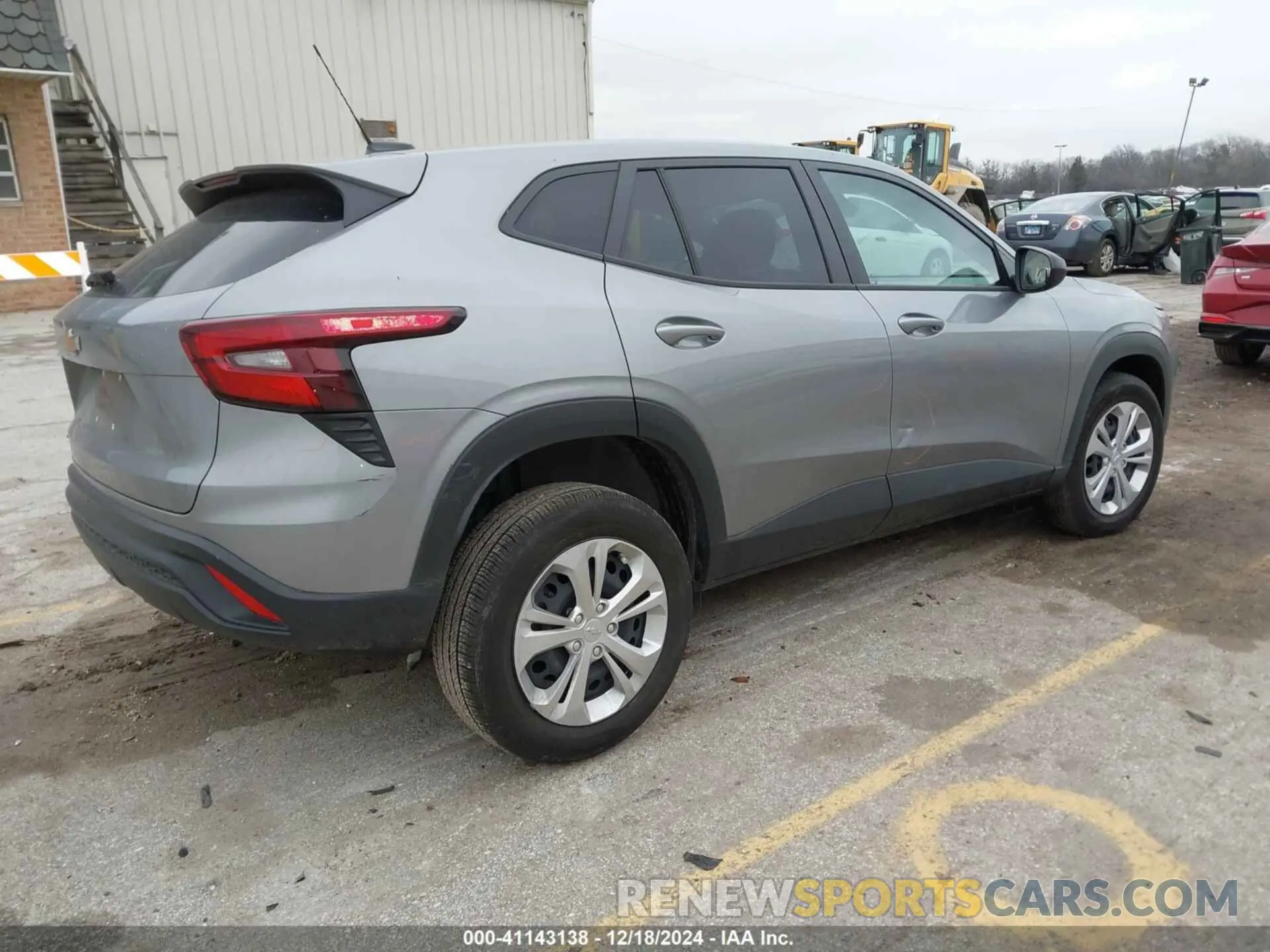 4 fotografías del automóvil dañado KL77LFE25RC183309 CHEVROLET TRAX 2024