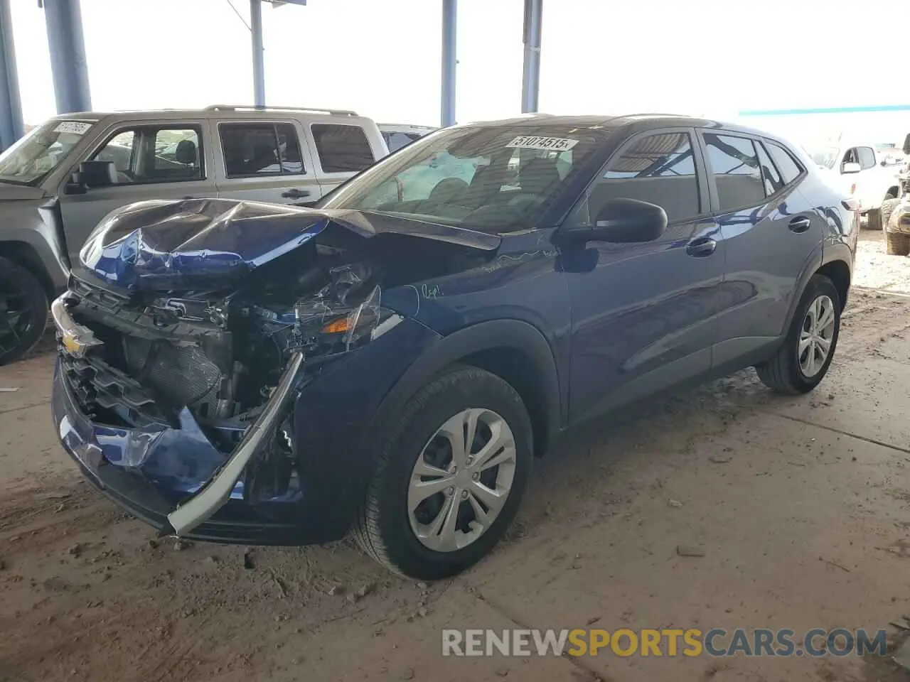 1 fotografías del automóvil dañado KL77LFE25RC213490 CHEVROLET TRAX 2024