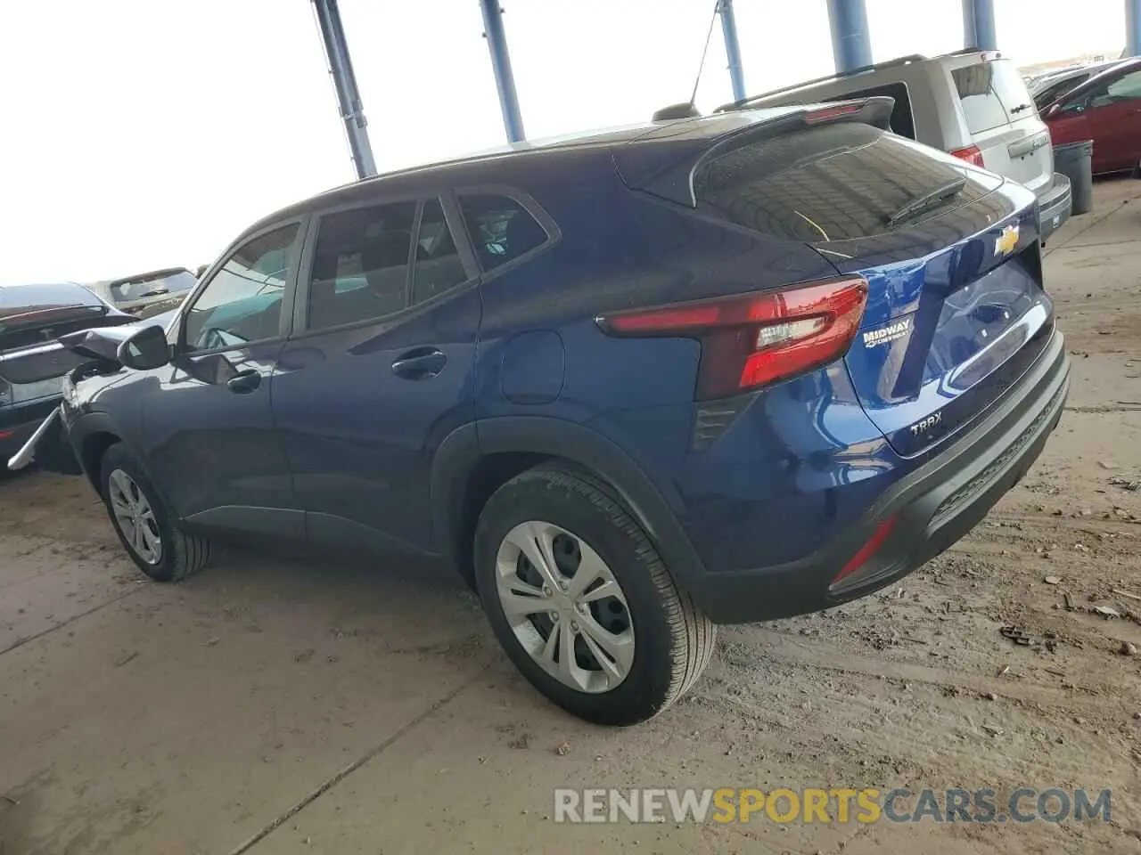 2 fotografías del automóvil dañado KL77LFE25RC213490 CHEVROLET TRAX 2024