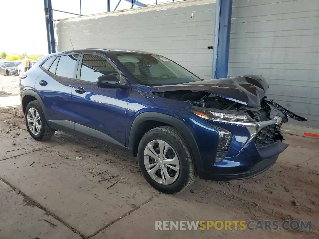 4 fotografías del automóvil dañado KL77LFE25RC213490 CHEVROLET TRAX 2024