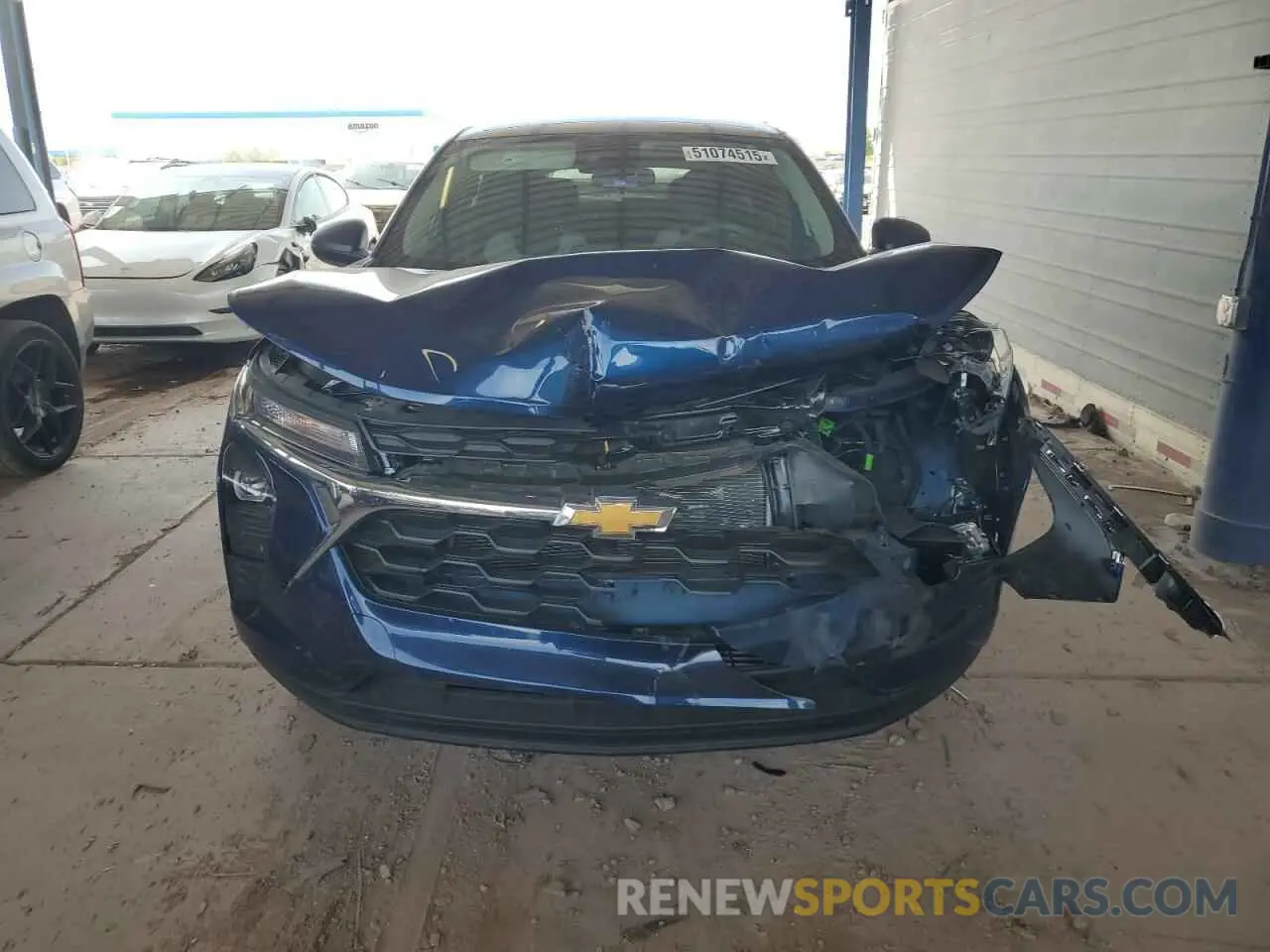 5 fotografías del automóvil dañado KL77LFE25RC213490 CHEVROLET TRAX 2024