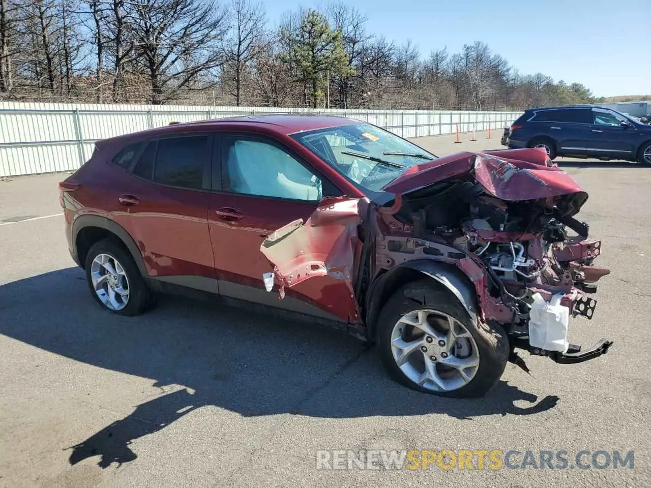 4 fotografías del automóvil dañado KL77LFE26RC012164 CHEVROLET TRAX 2024