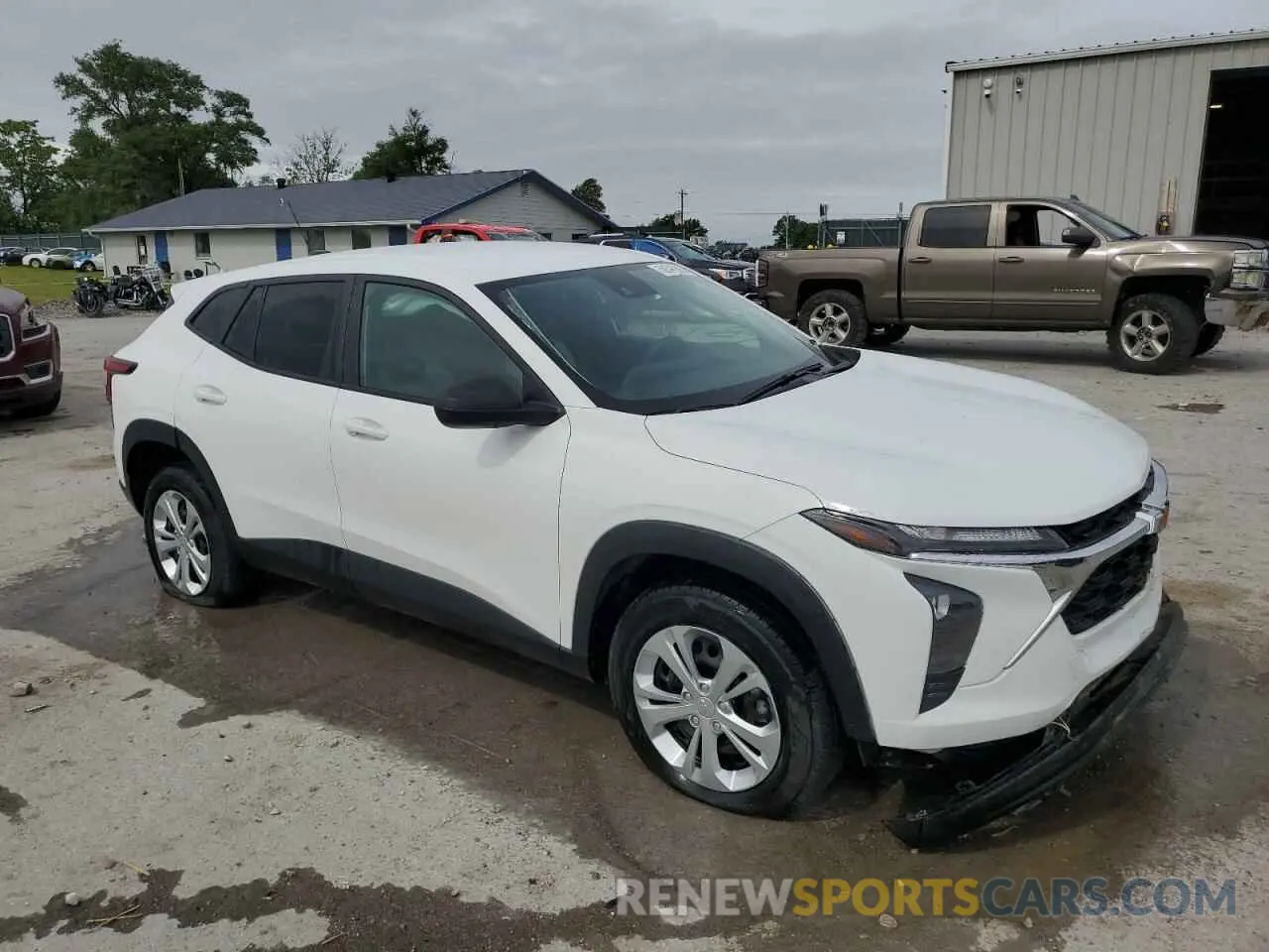 4 fotografías del automóvil dañado KL77LFE27RC019897 CHEVROLET TRAX 2024