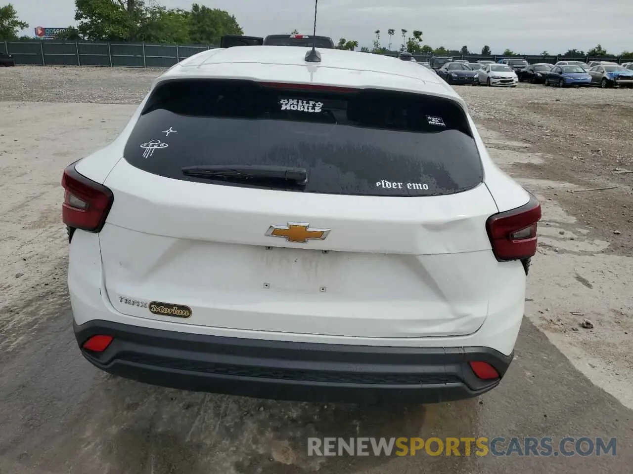 6 fotografías del automóvil dañado KL77LFE27RC019897 CHEVROLET TRAX 2024