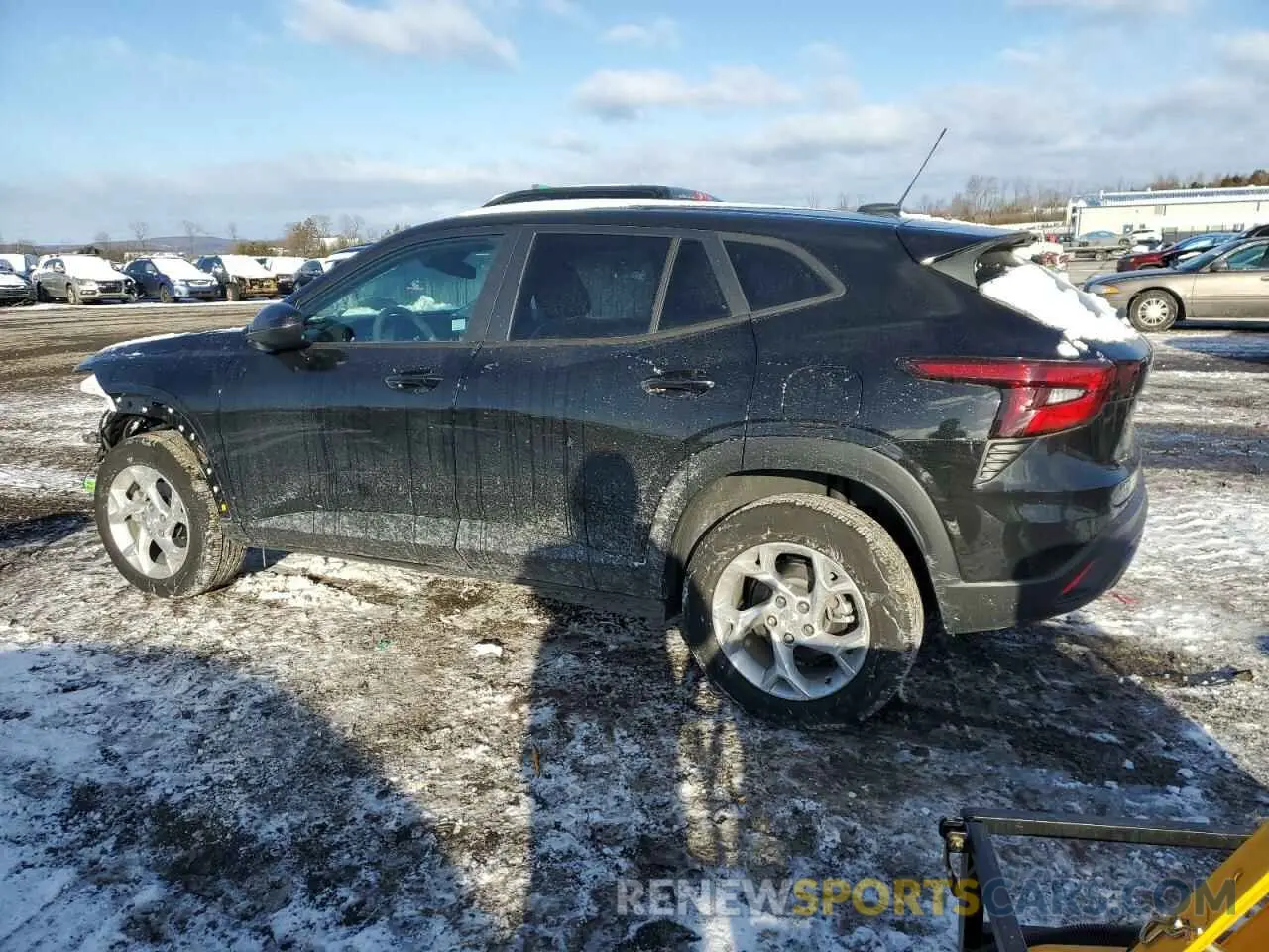 2 fotografías del automóvil dañado KL77LFE27RC041351 CHEVROLET TRAX 2024