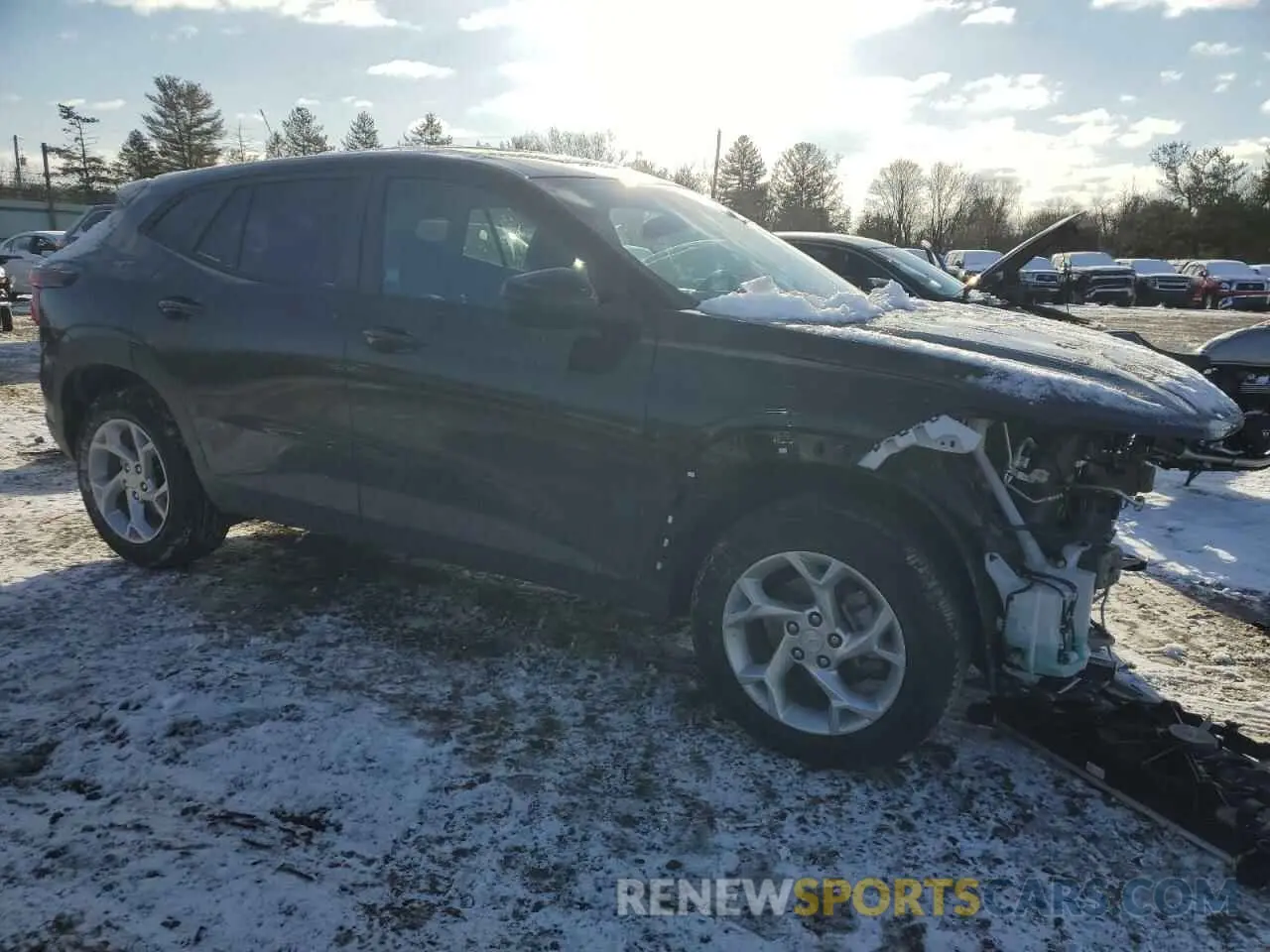 4 fotografías del automóvil dañado KL77LFE27RC041351 CHEVROLET TRAX 2024