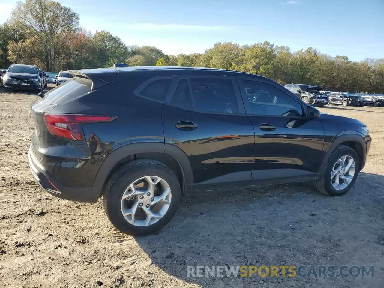 3 fotografías del automóvil dañado KL77LFE27RC046761 CHEVROLET TRAX 2024