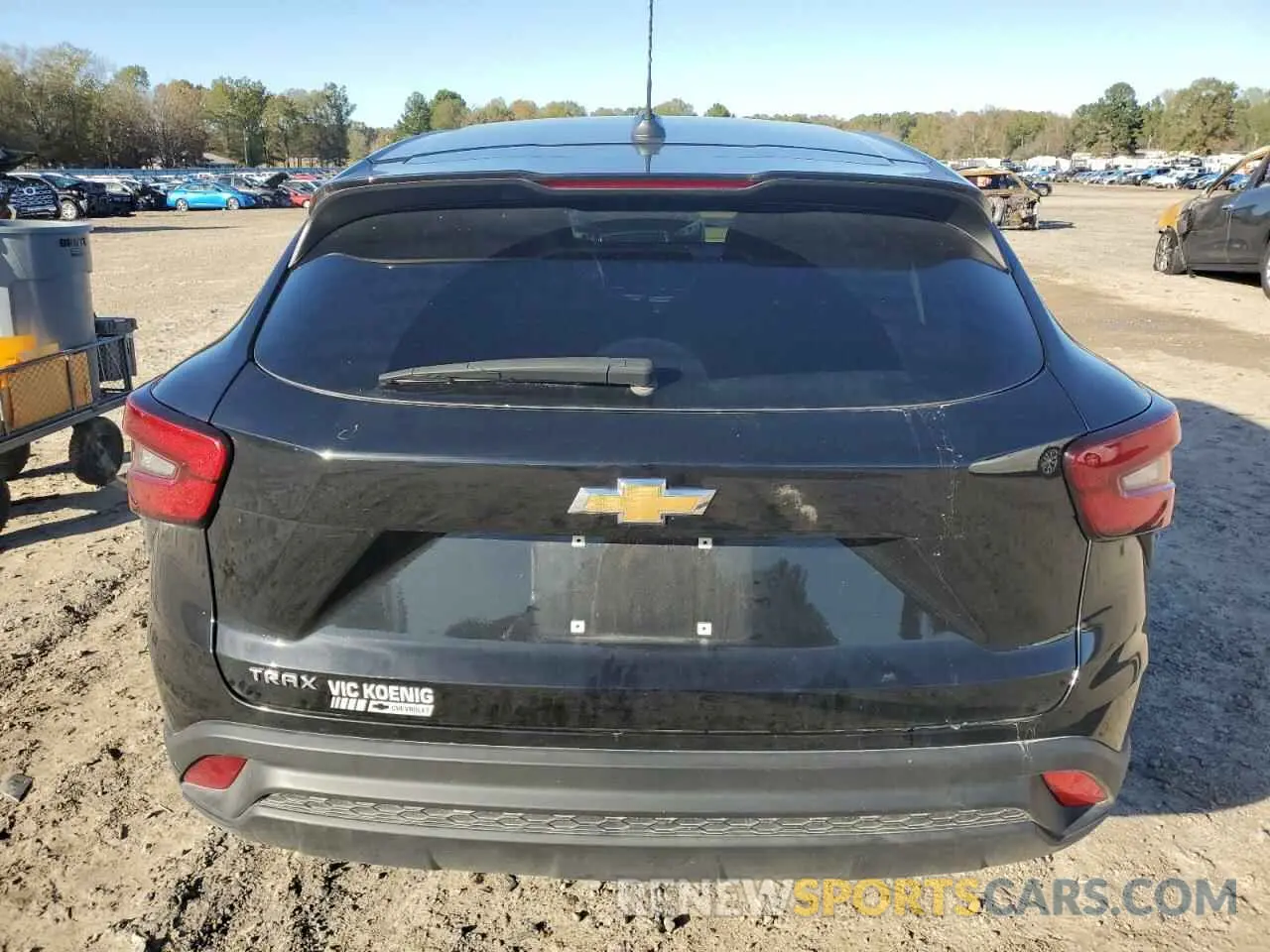 6 fotografías del automóvil dañado KL77LFE27RC046761 CHEVROLET TRAX 2024
