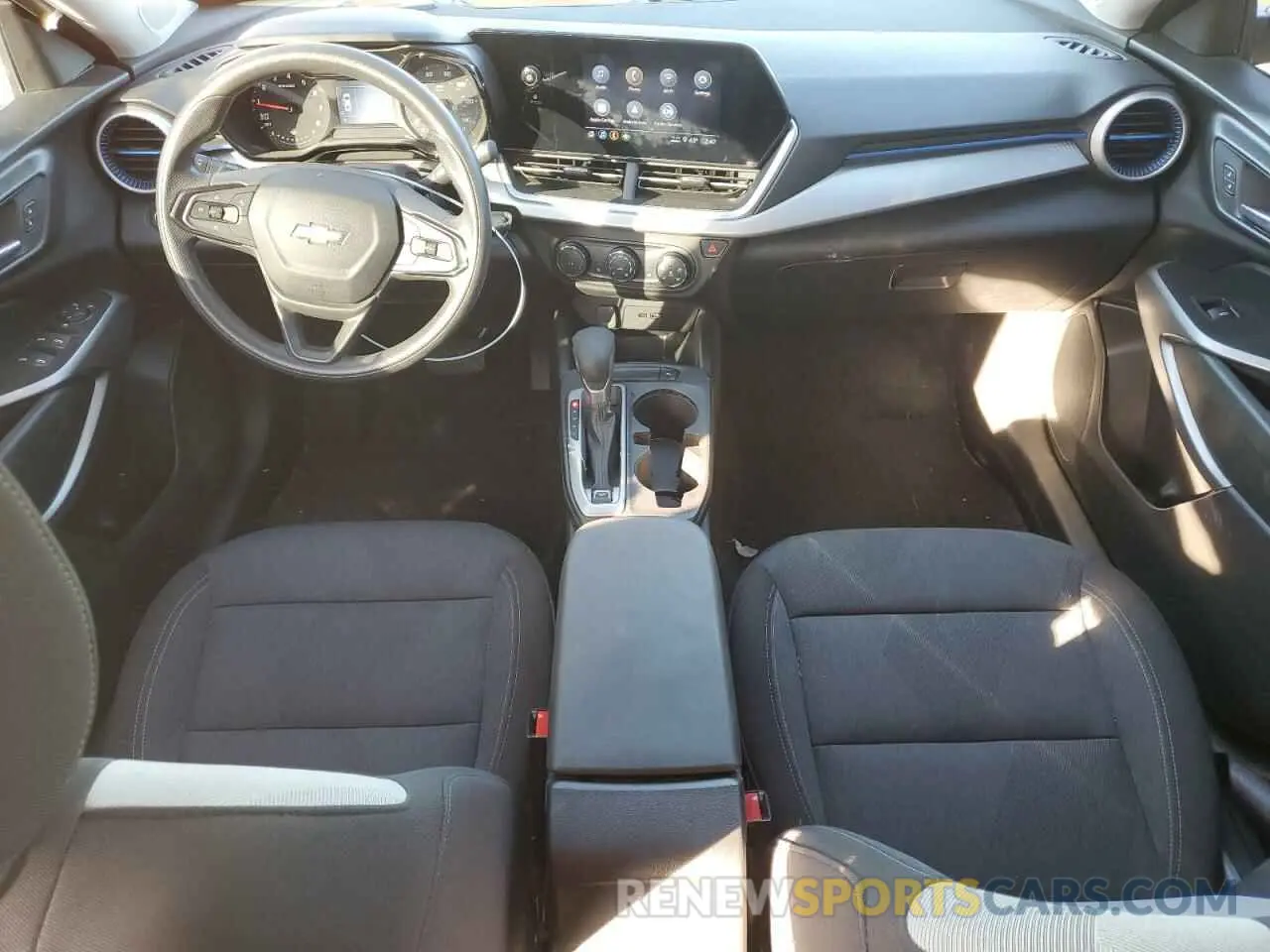 8 fotografías del automóvil dañado KL77LFE27RC046761 CHEVROLET TRAX 2024
