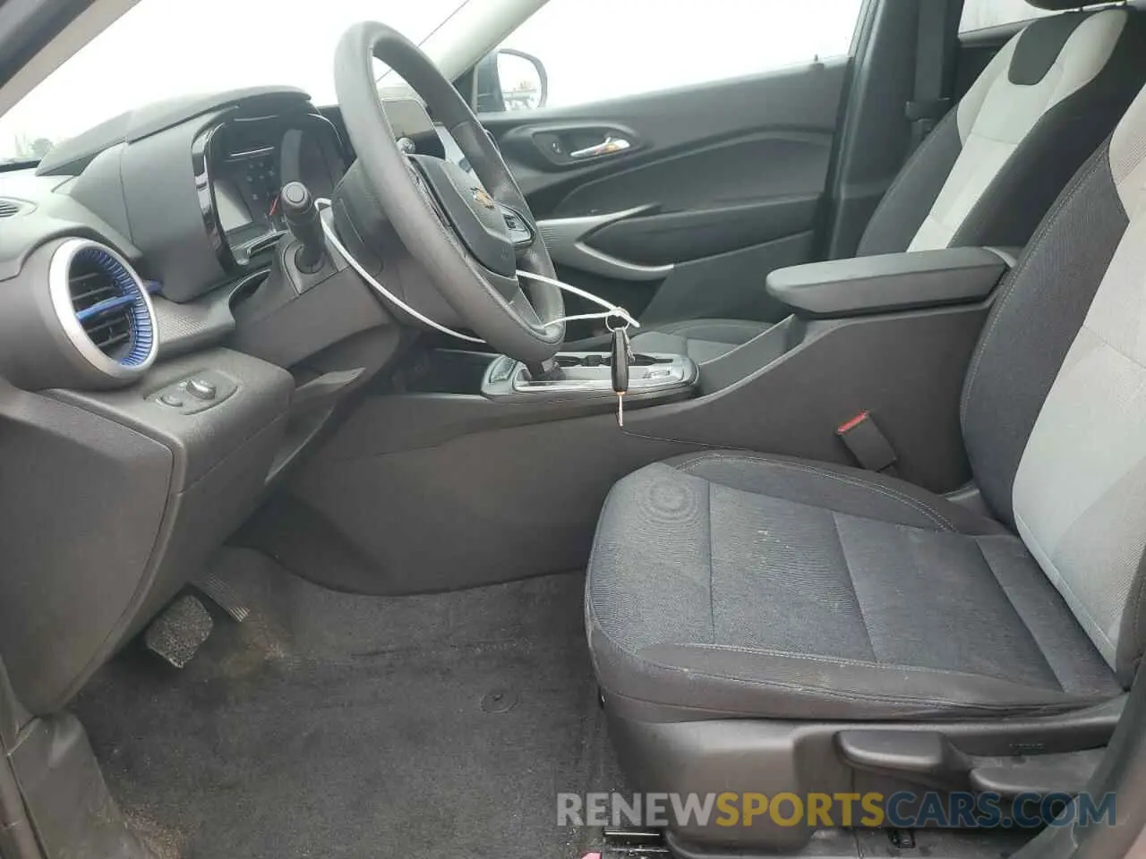 7 fotografías del automóvil dañado KL77LFE28RC084919 CHEVROLET TRAX 2024