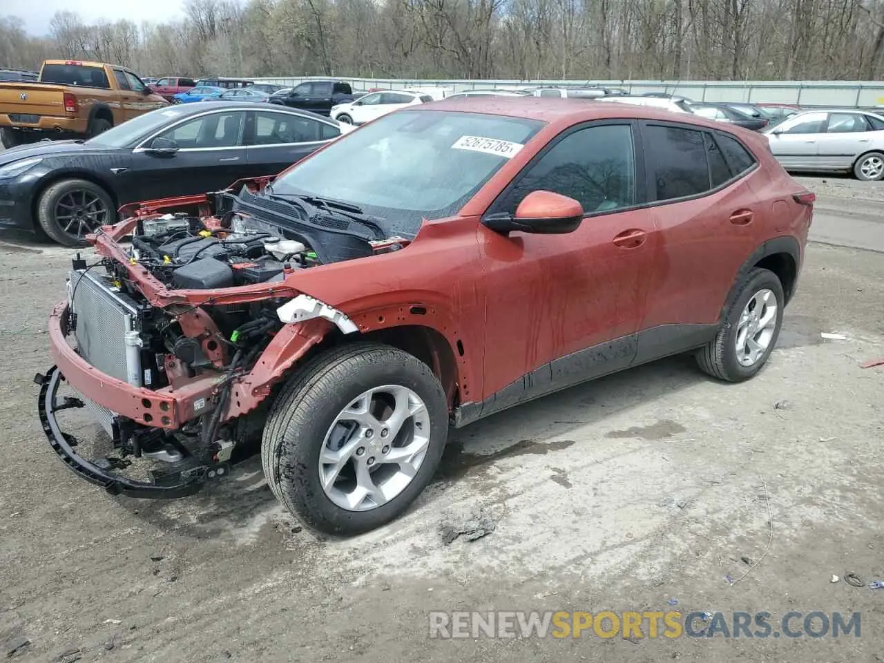 1 fotografías del automóvil dañado KL77LFE28RC096407 CHEVROLET TRAX 2024