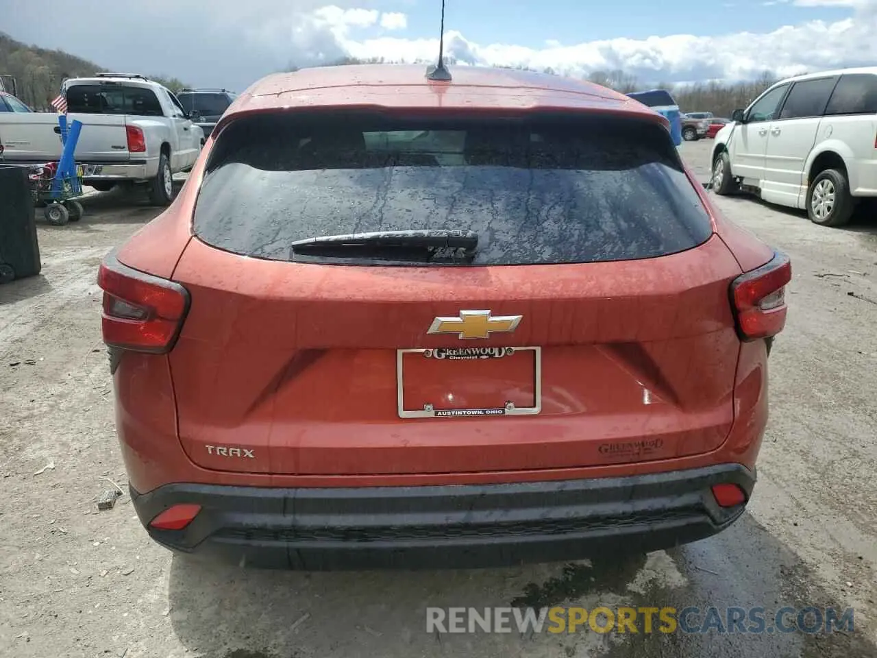 6 fotografías del automóvil dañado KL77LFE28RC096407 CHEVROLET TRAX 2024