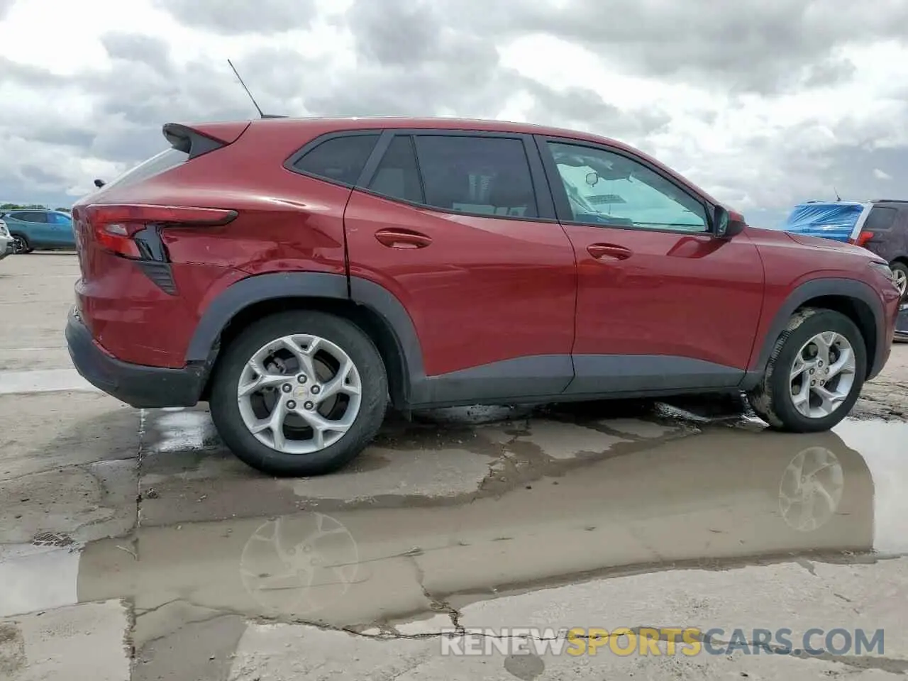 3 fotografías del automóvil dañado KL77LFE28RC213483 CHEVROLET TRAX 2024