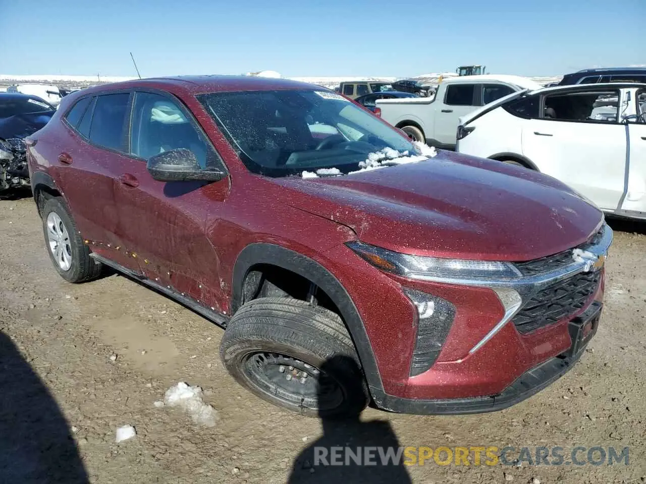 4 fotografías del automóvil dañado KL77LFE29RC122268 CHEVROLET TRAX 2024