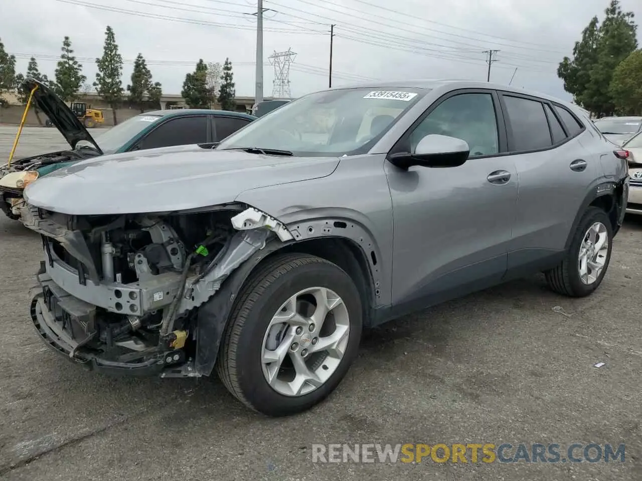 1 fotografías del automóvil dañado KL77LFE29RC130984 CHEVROLET TRAX 2024