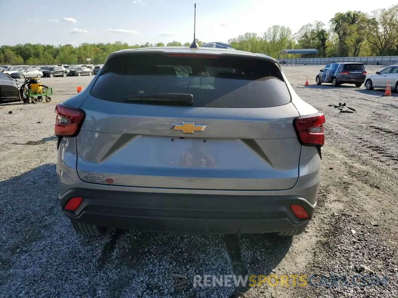 6 fotografías del automóvil dañado KL77LFE29RC207577 CHEVROLET TRAX 2024