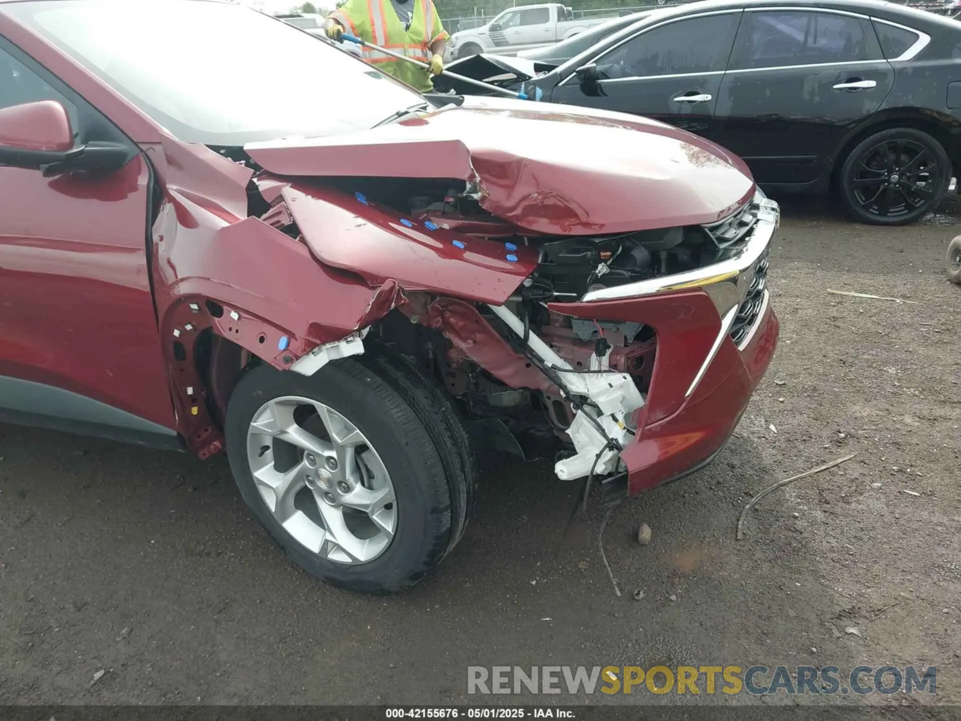 6 fotografías del automóvil dañado KL77LFE2XRC011826 CHEVROLET TRAX 2024