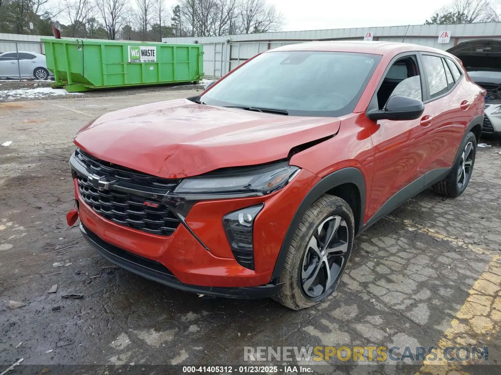 2 fotografías del automóvil dañado KL77LGE21RC029069 CHEVROLET TRAX 2024