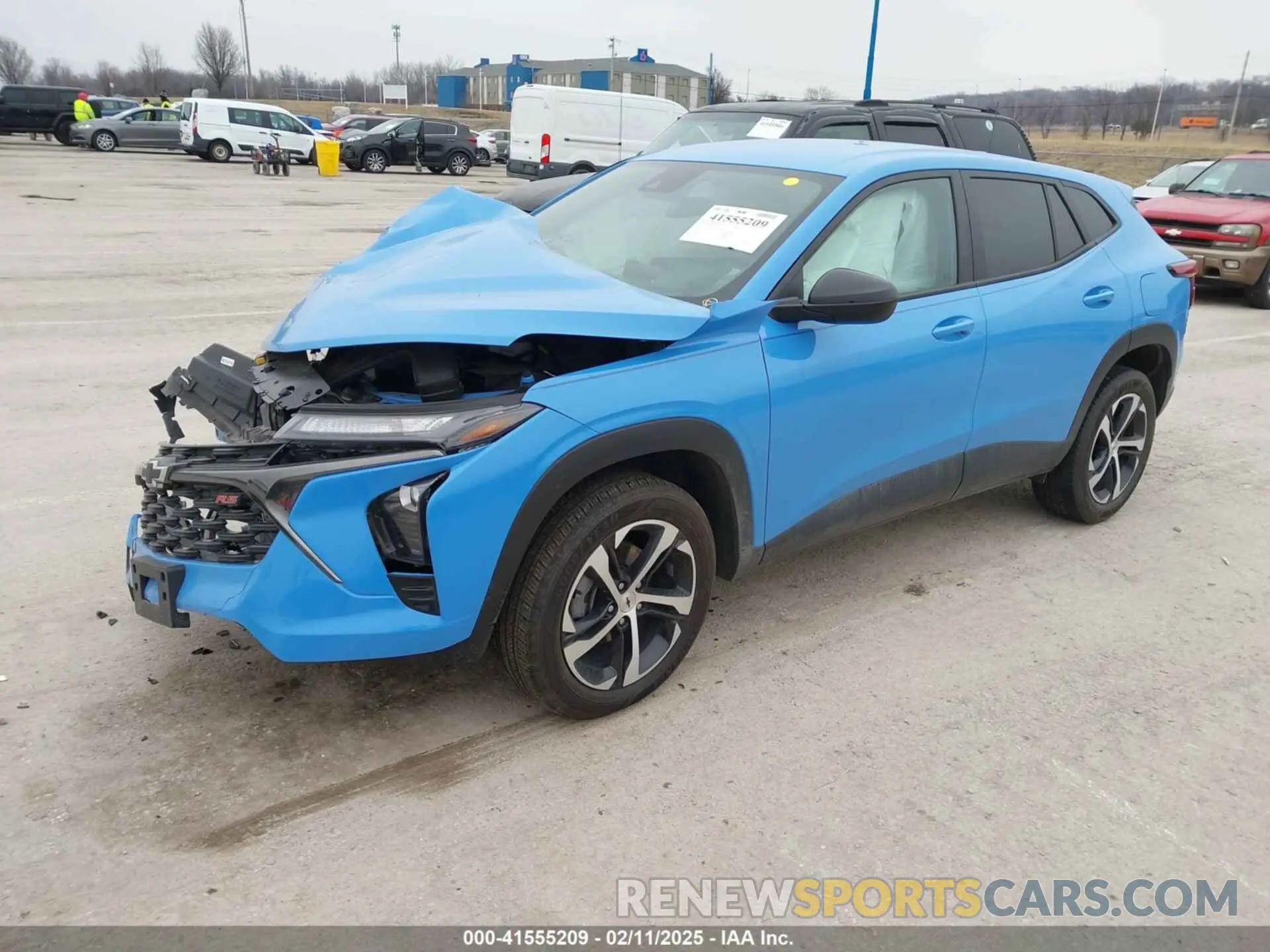 2 fotografías del automóvil dañado KL77LGE21RC149633 CHEVROLET TRAX 2024
