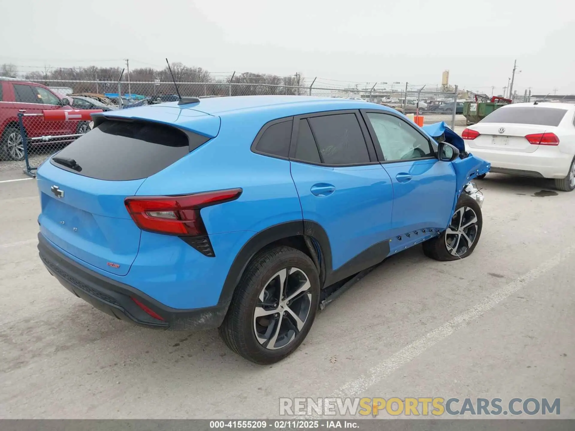 4 fotografías del automóvil dañado KL77LGE21RC149633 CHEVROLET TRAX 2024