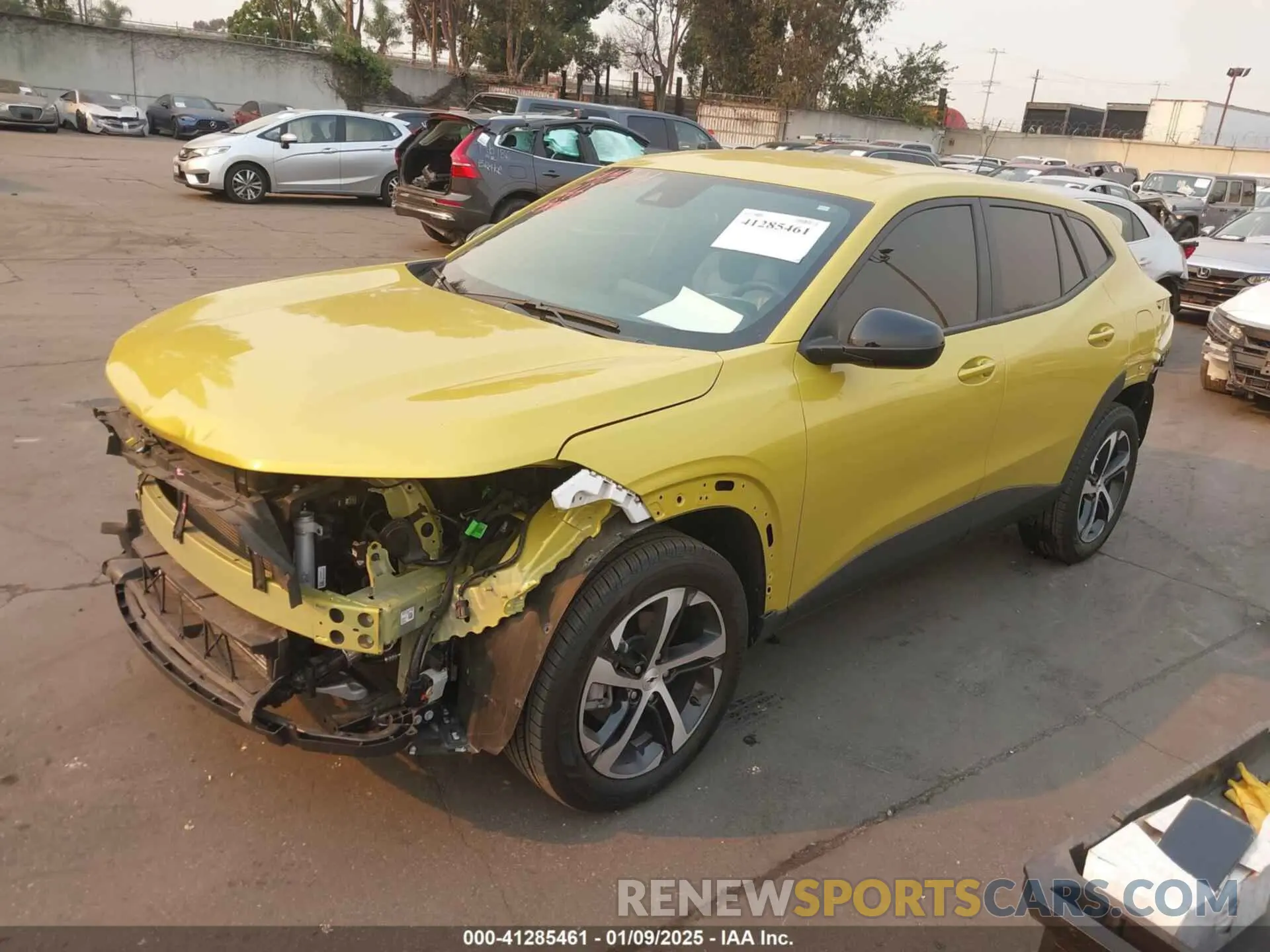 2 fotografías del automóvil dañado KL77LGE22RC126376 CHEVROLET TRAX 2024