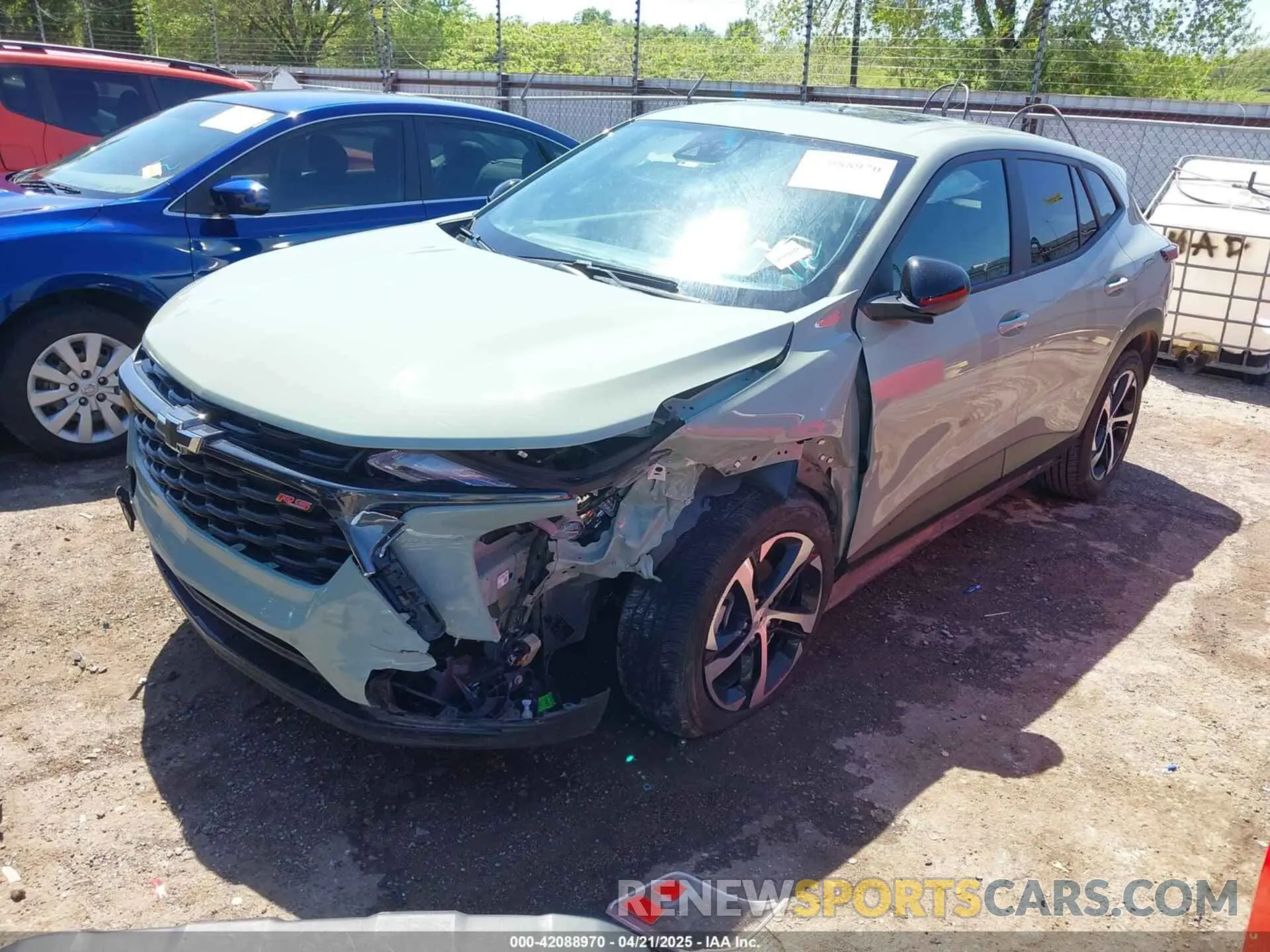 2 fotografías del automóvil dañado KL77LGE23RC090973 CHEVROLET TRAX 2024