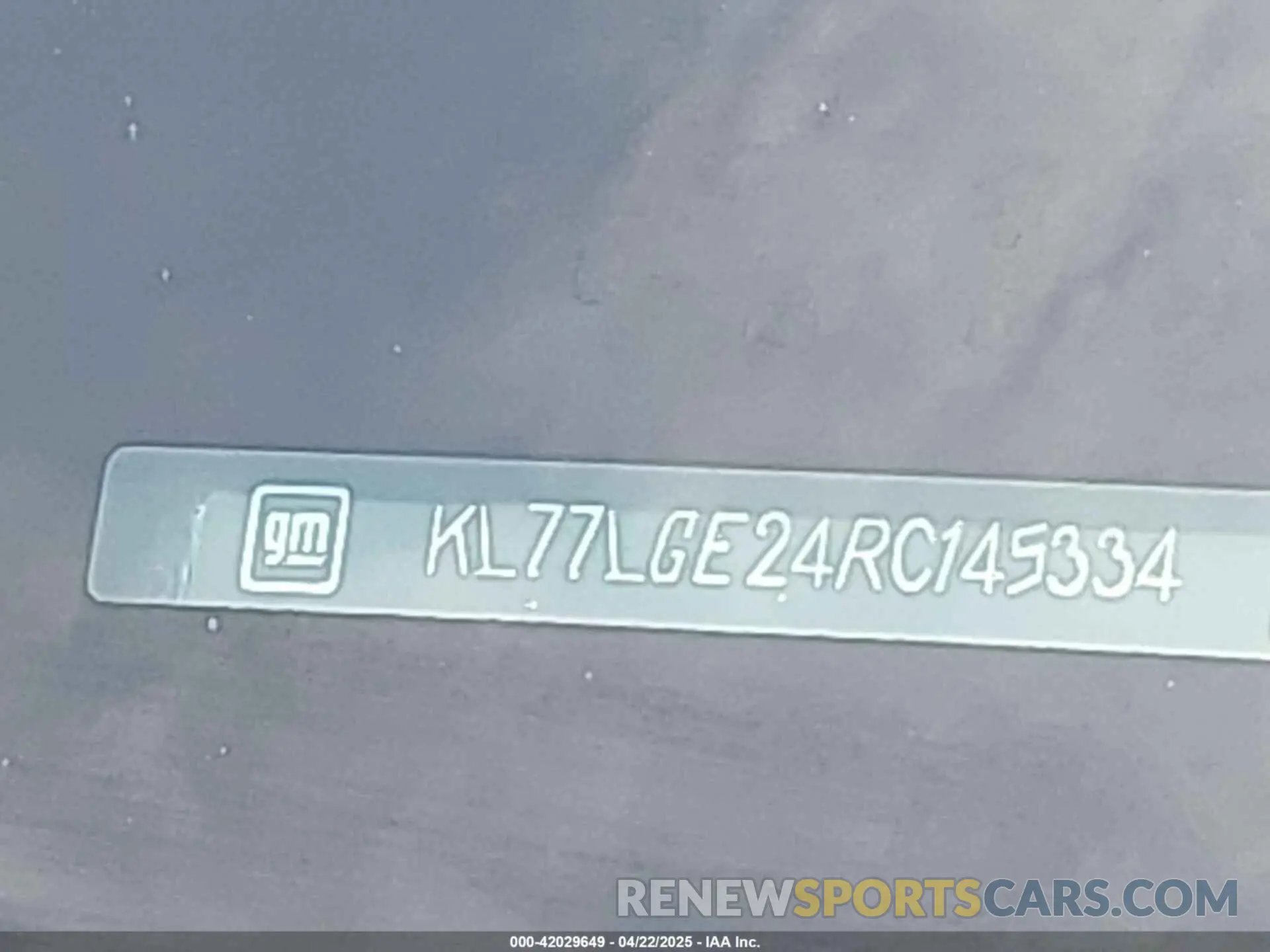 9 fotografías del automóvil dañado KL77LGE24RC145334 CHEVROLET TRAX 2024