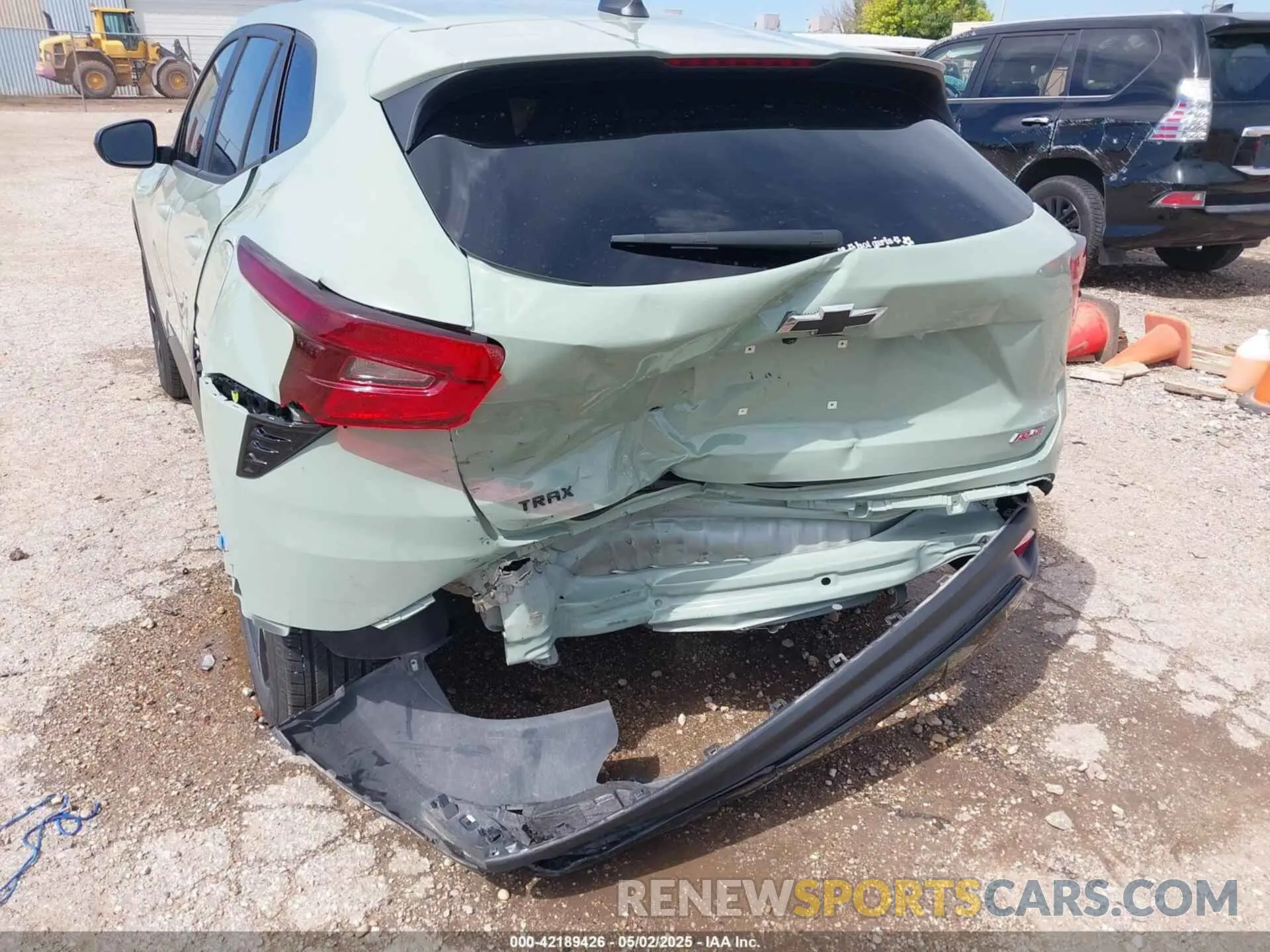 6 fotografías del automóvil dañado KL77LGE28RC099460 CHEVROLET TRAX 2024
