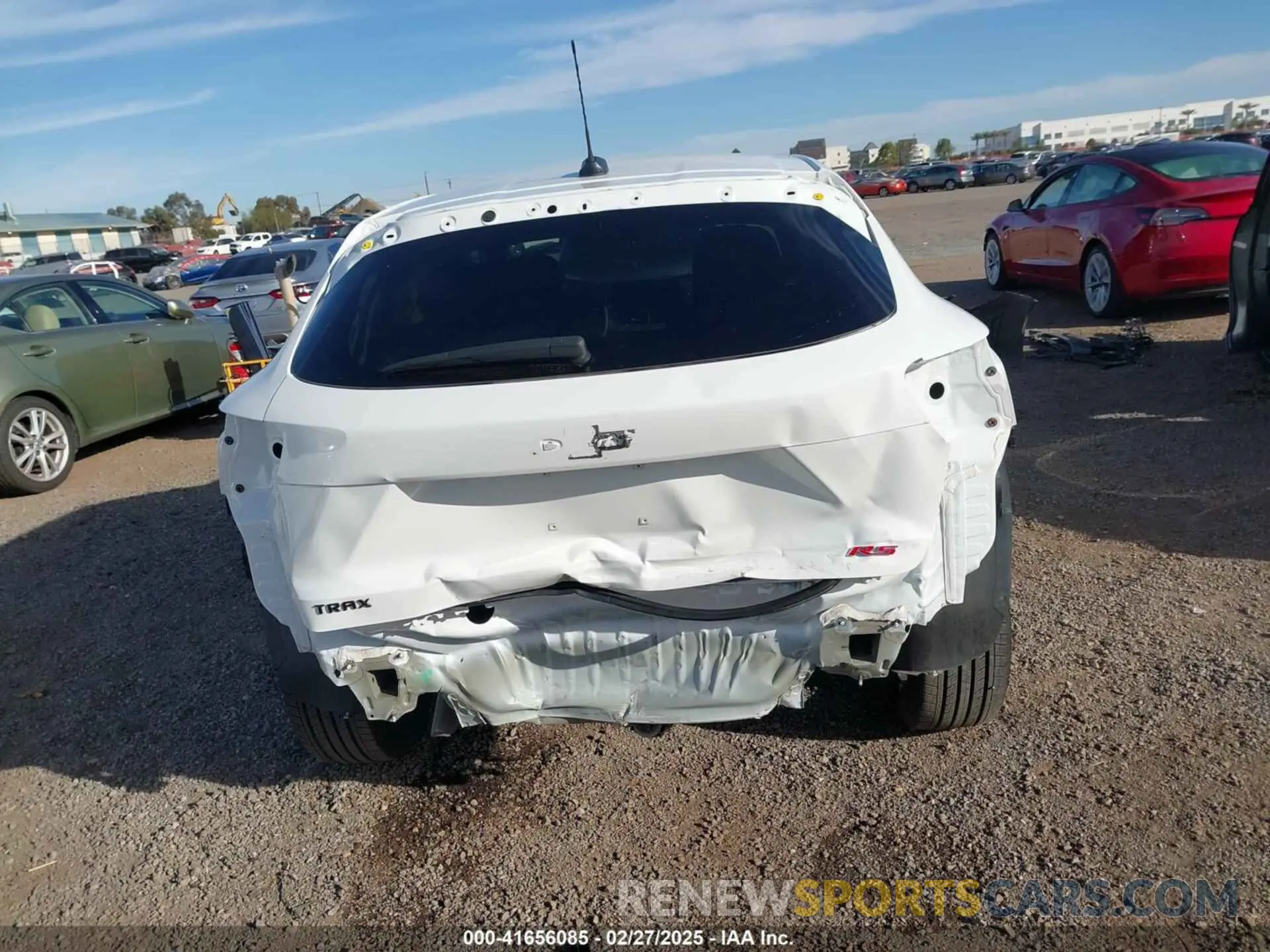 17 fotografías del automóvil dañado KL77LGE28RC231648 CHEVROLET TRAX 2024