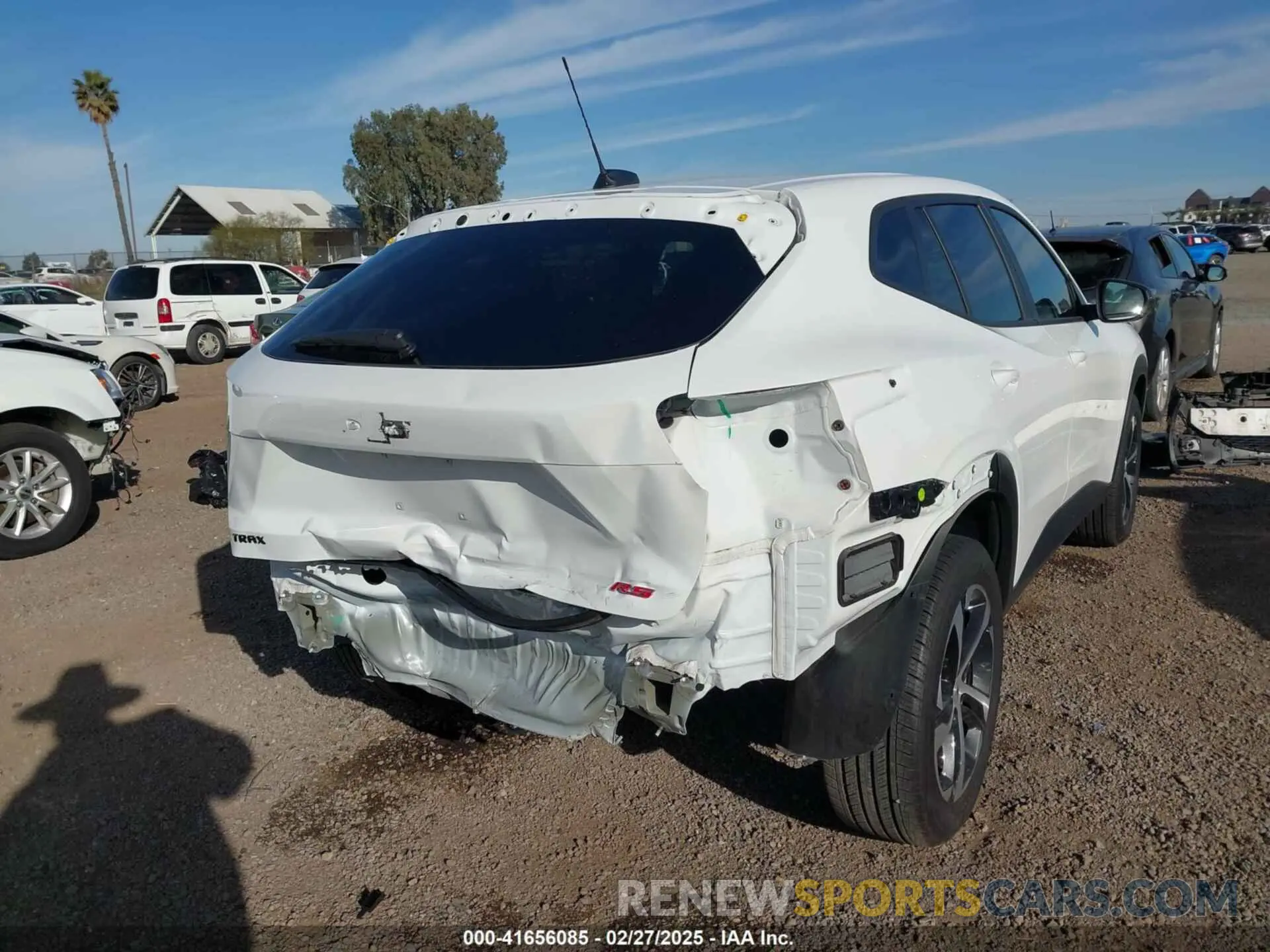 6 fotografías del automóvil dañado KL77LGE28RC231648 CHEVROLET TRAX 2024