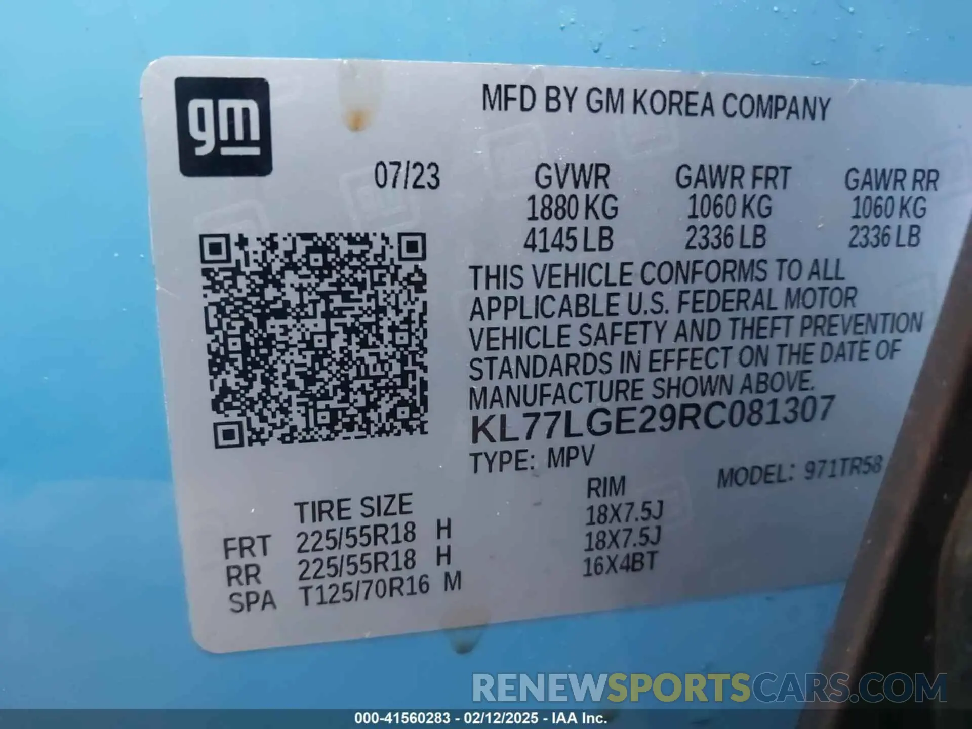 9 fotografías del automóvil dañado KL77LGE29RC081307 CHEVROLET TRAX 2024