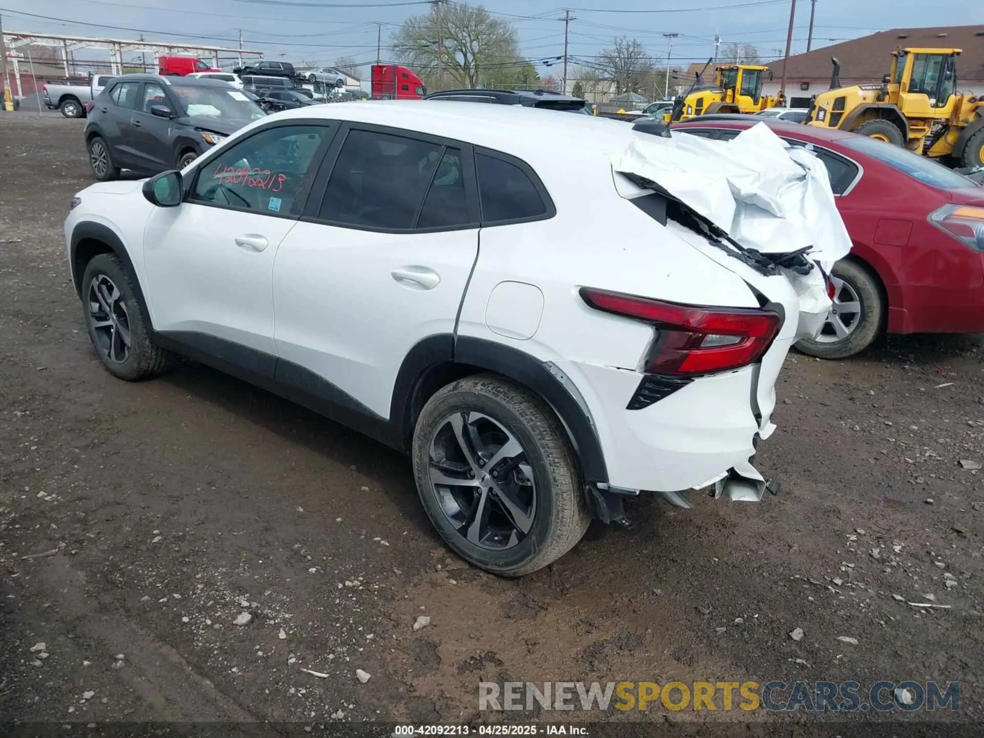 3 fotografías del automóvil dañado KL77LGE29RC183223 CHEVROLET TRAX 2024