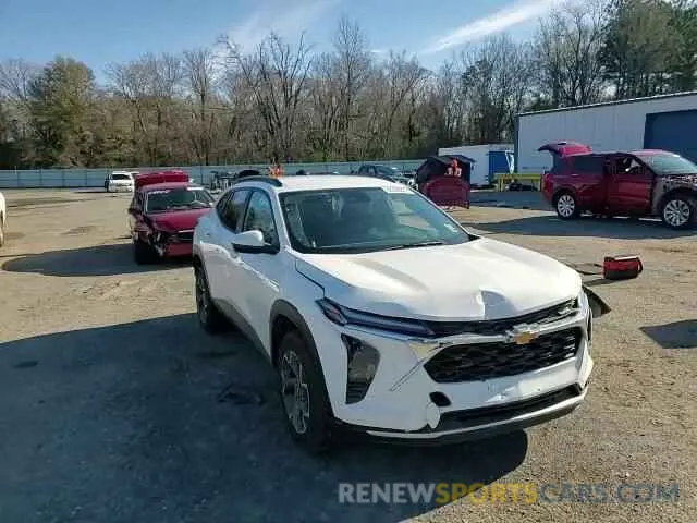 11 fotografías del automóvil dañado KL77LHE20RC219290 CHEVROLET TRAX 2024