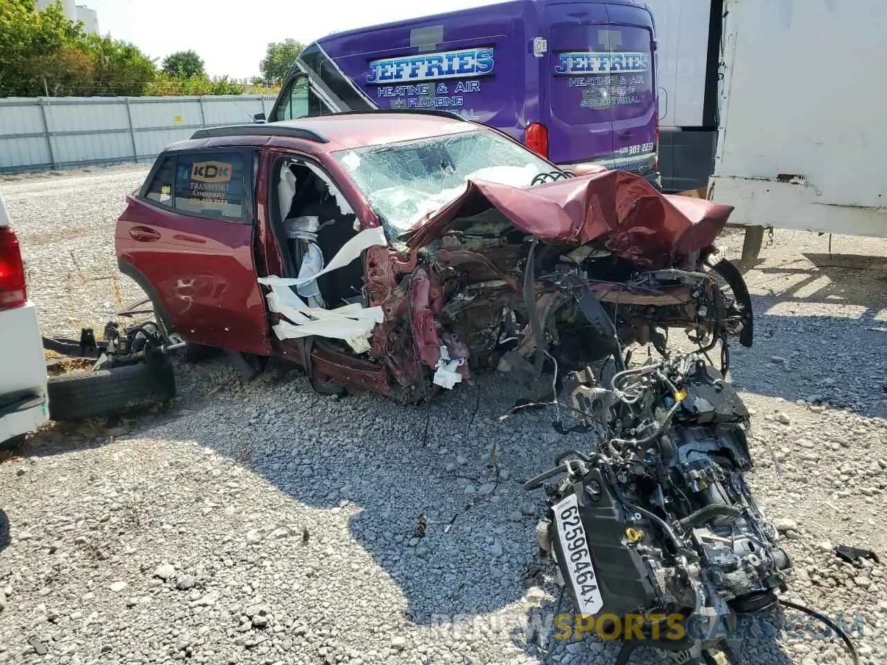 4 fotografías del automóvil dañado KL77LHE21RC009006 CHEVROLET TRAX 2024
