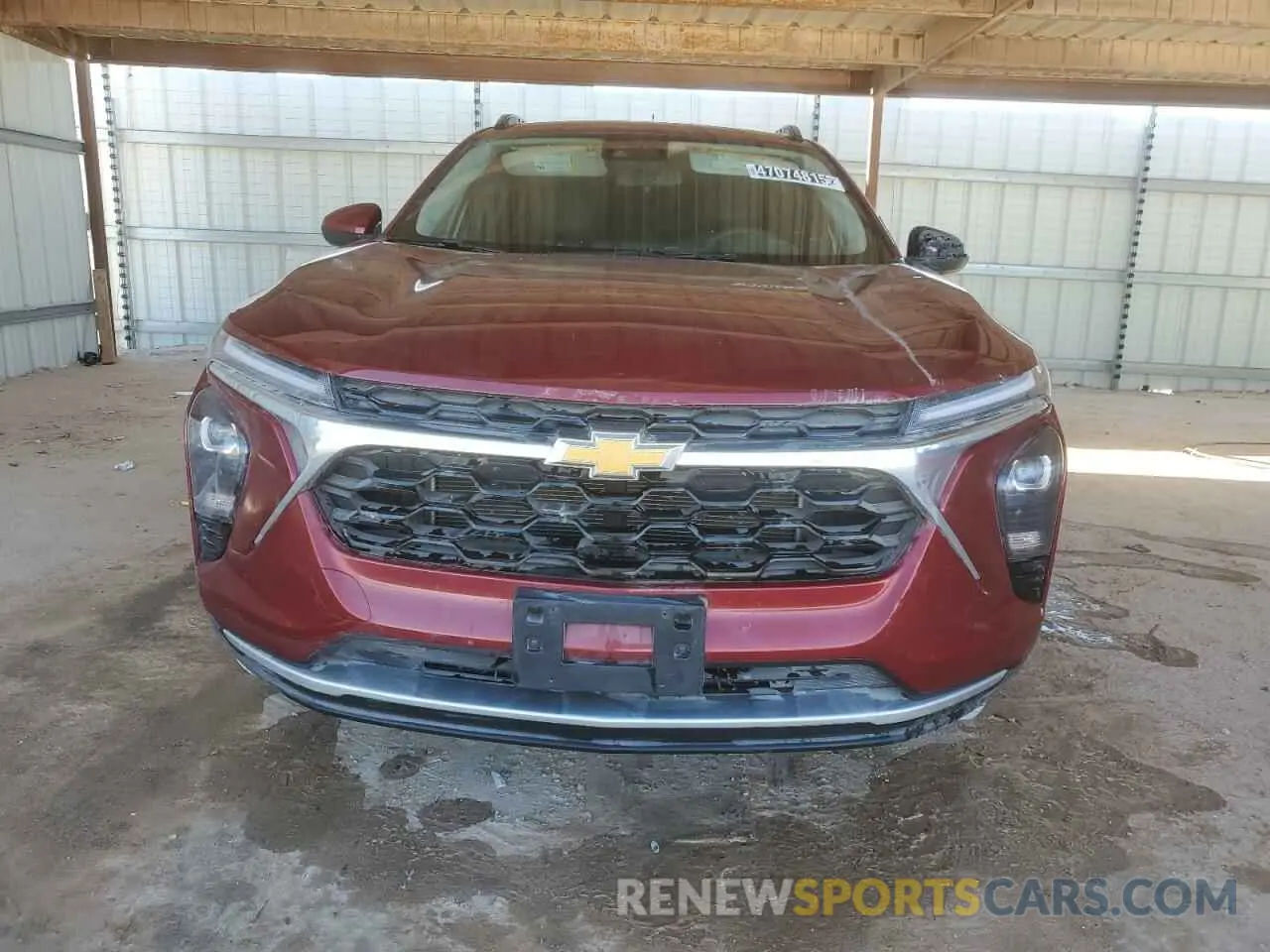5 fotografías del automóvil dañado KL77LHE21RC014223 CHEVROLET TRAX 2024