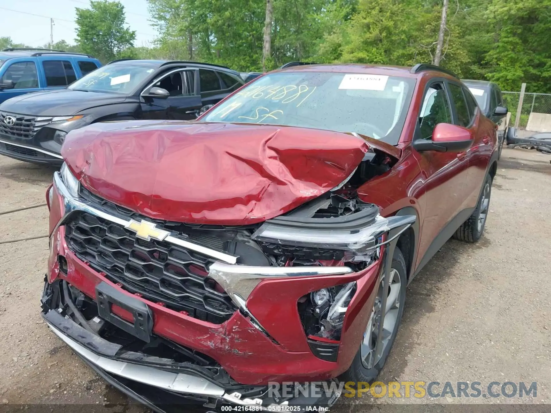 6 fotografías del automóvil dañado KL77LHE22RC042497 CHEVROLET TRAX 2024