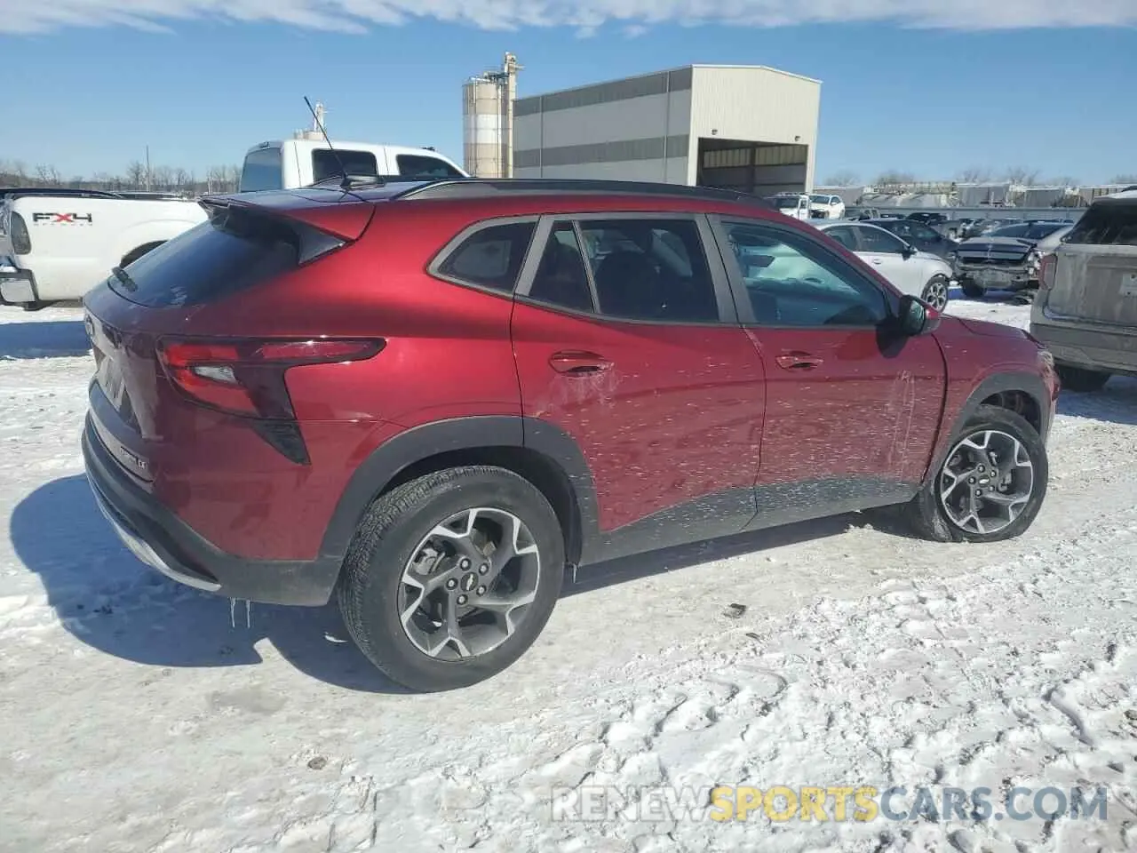 3 fotografías del automóvil dañado KL77LHE22RC045142 CHEVROLET TRAX 2024