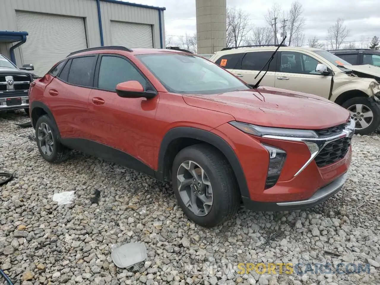 4 fotografías del automóvil dañado KL77LHE22RC142406 CHEVROLET TRAX 2024
