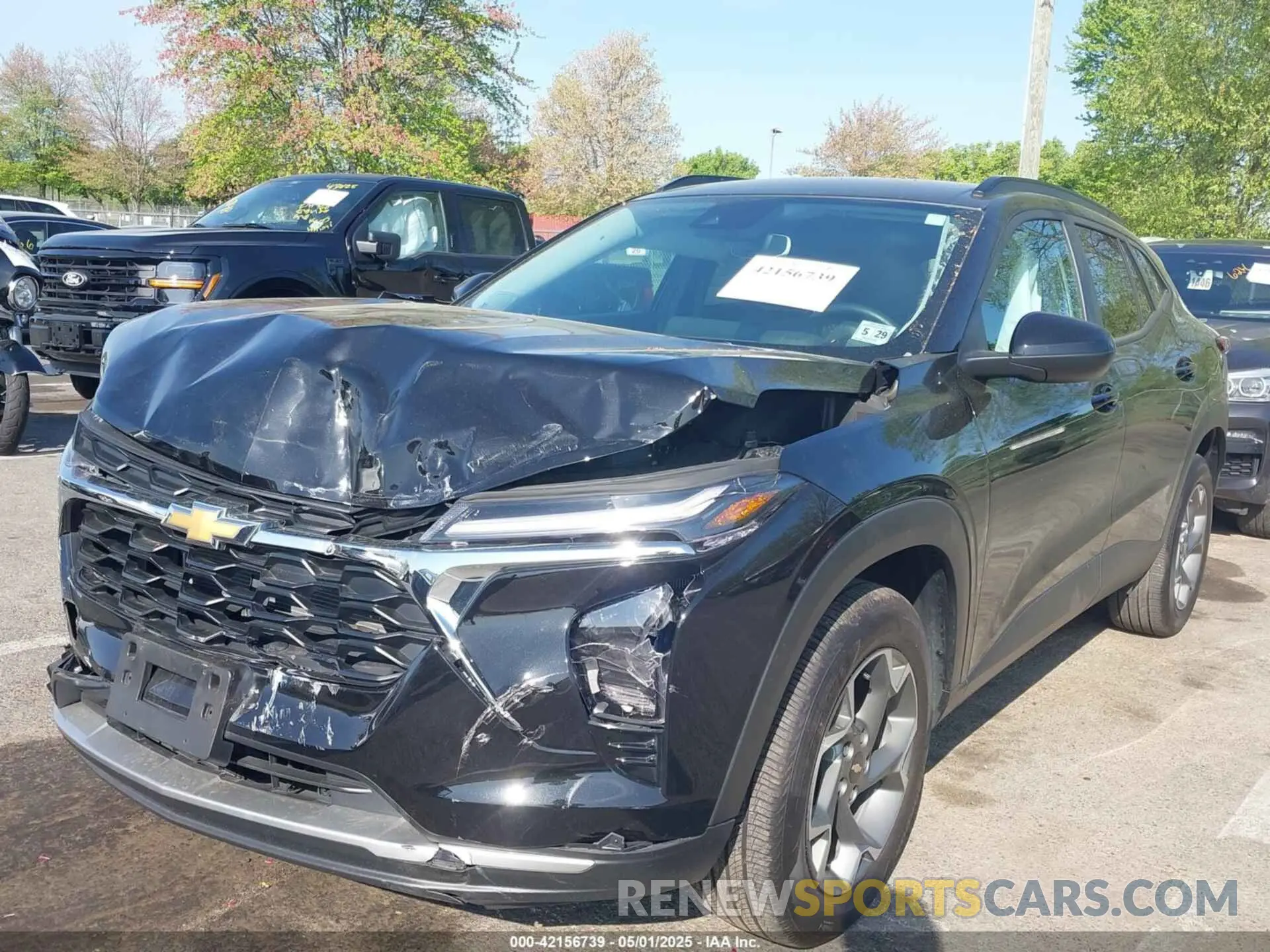 2 fotografías del automóvil dañado KL77LHE22RC175129 CHEVROLET TRAX 2024