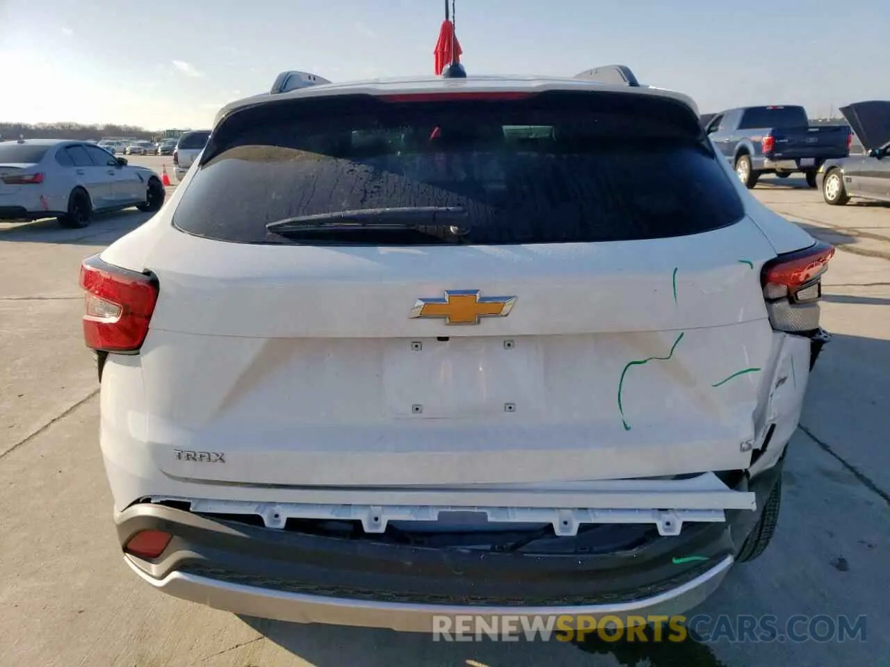 6 fotografías del automóvil dañado KL77LHE24RC136042 CHEVROLET TRAX 2024