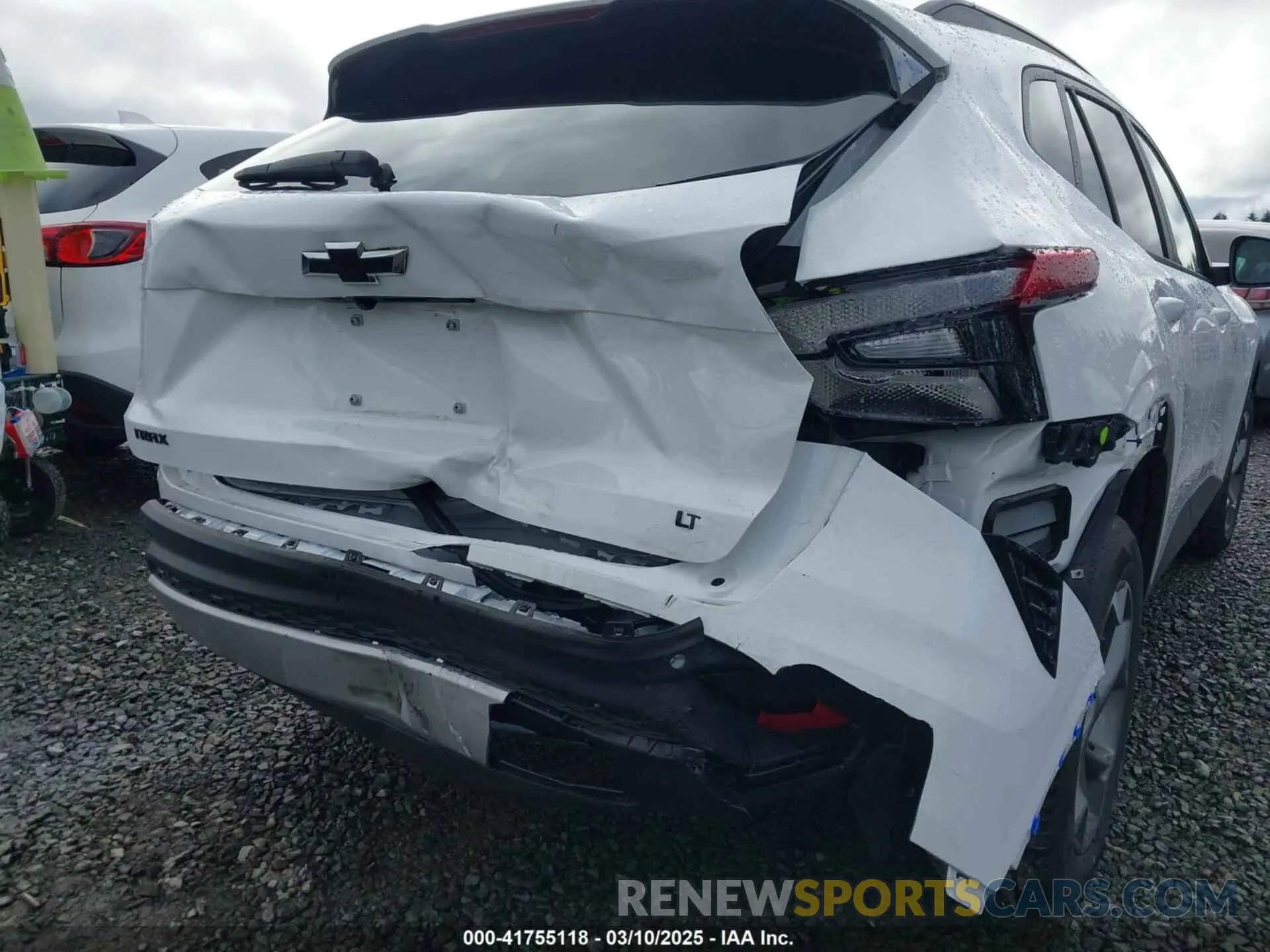 6 fotografías del automóvil dañado KL77LHE24RC164200 CHEVROLET TRAX 2024