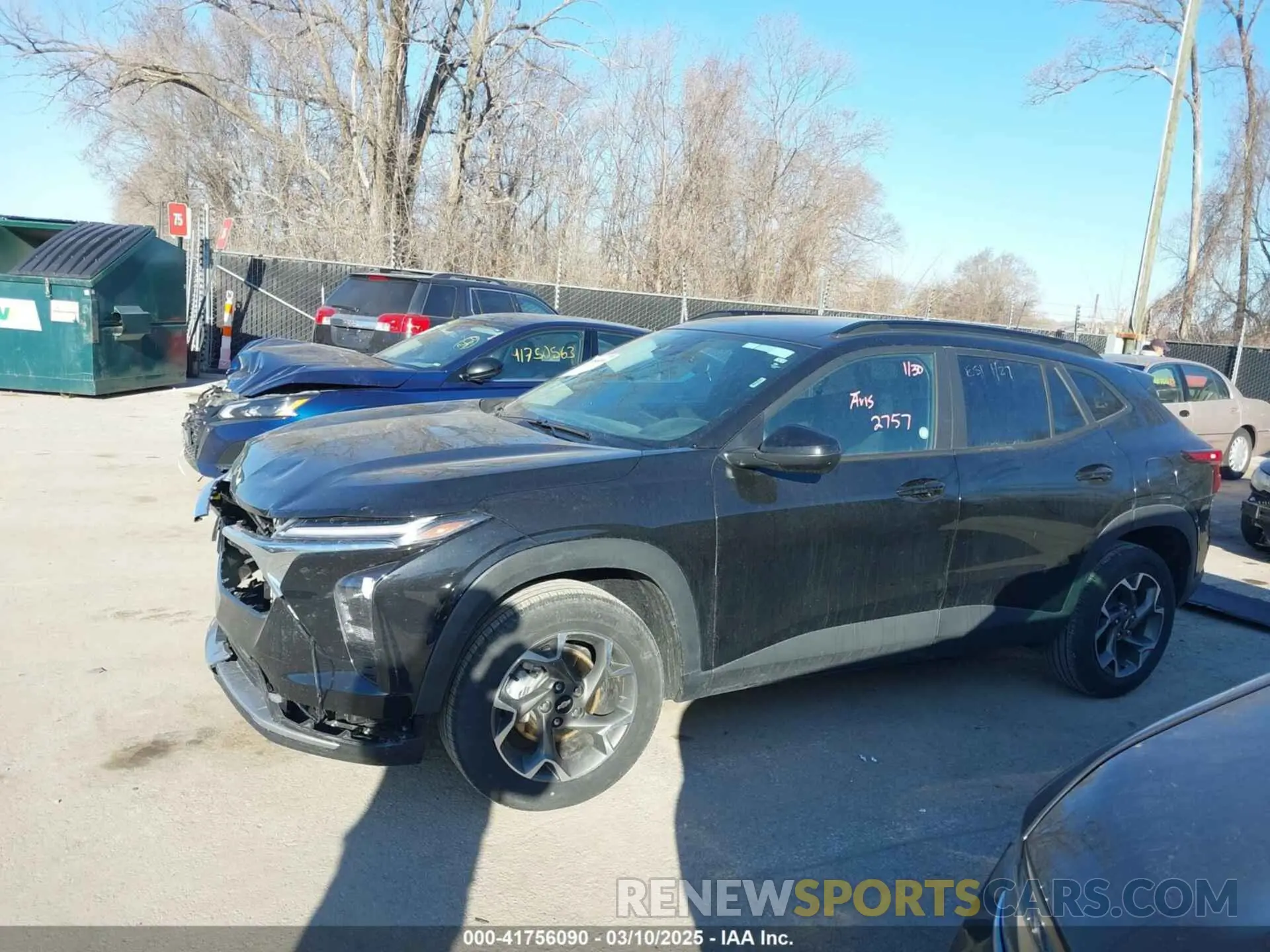 15 fotografías del automóvil dañado KL77LHE24RC221852 CHEVROLET TRAX 2024