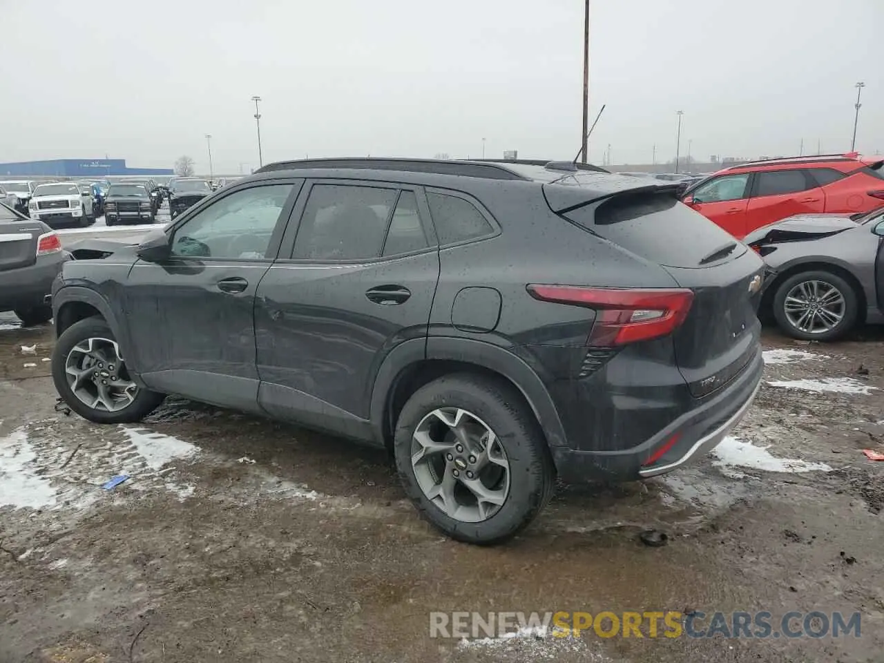 2 fotografías del automóvil dañado KL77LHE25RC082430 CHEVROLET TRAX 2024